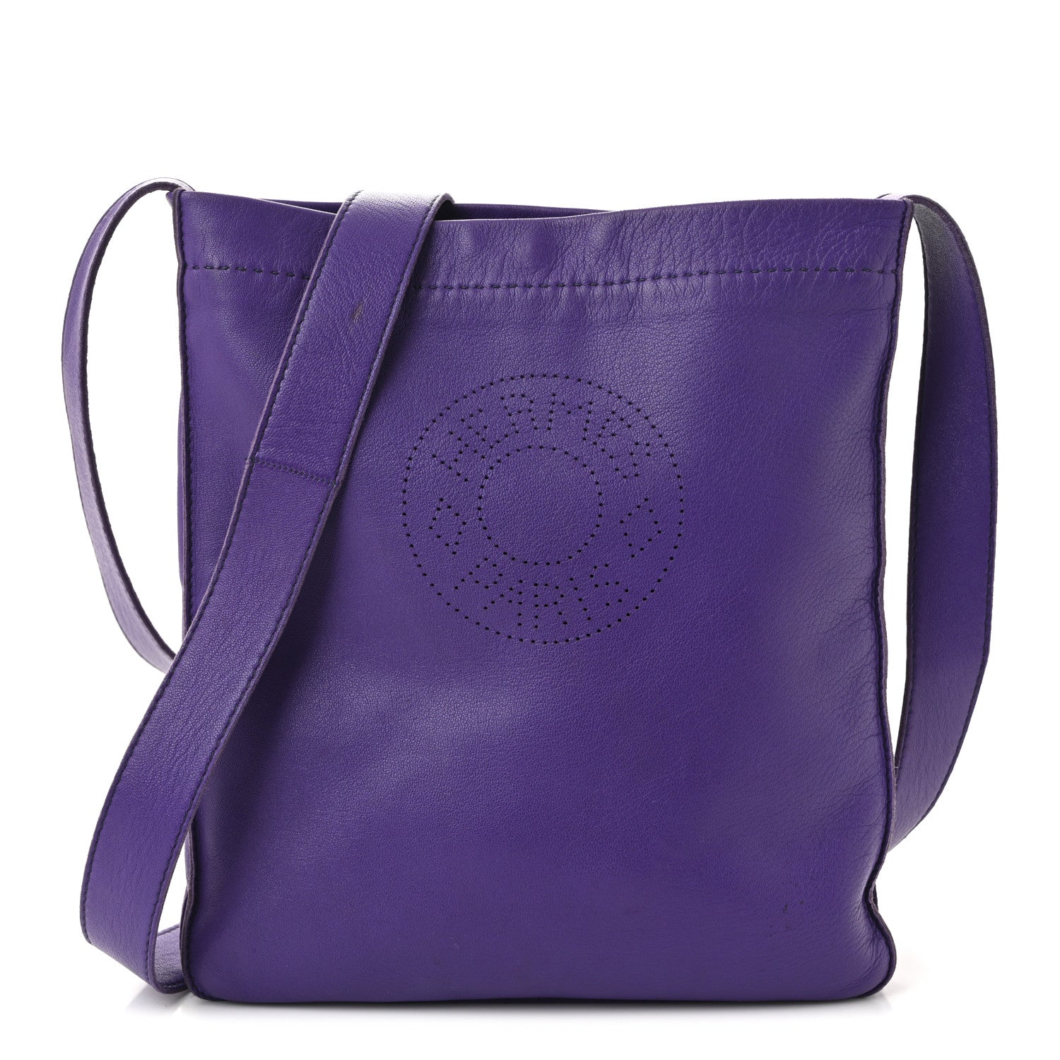 Lambskin Clou De Selle Pouch Crocus
