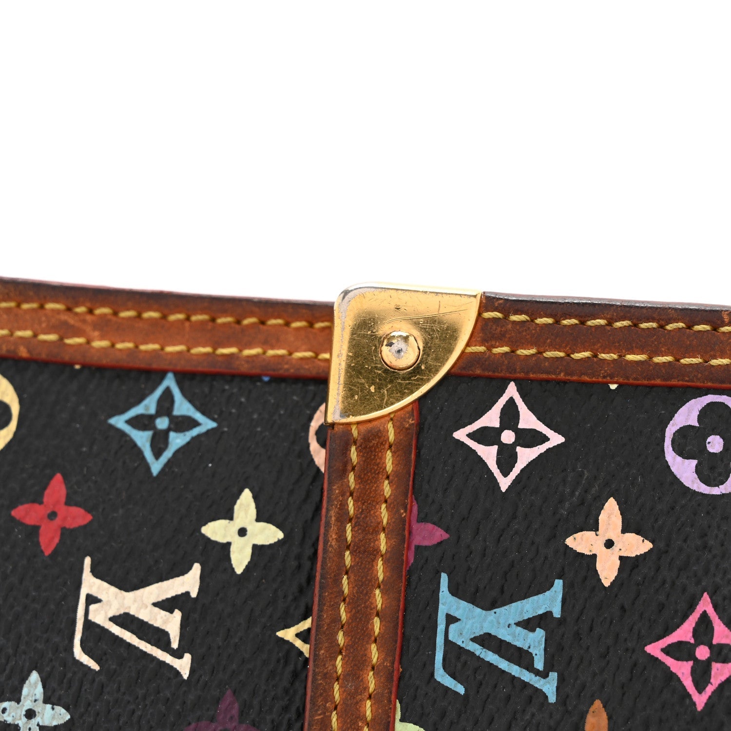 Monogram Multicolor Porte Tresor International Wallet Black