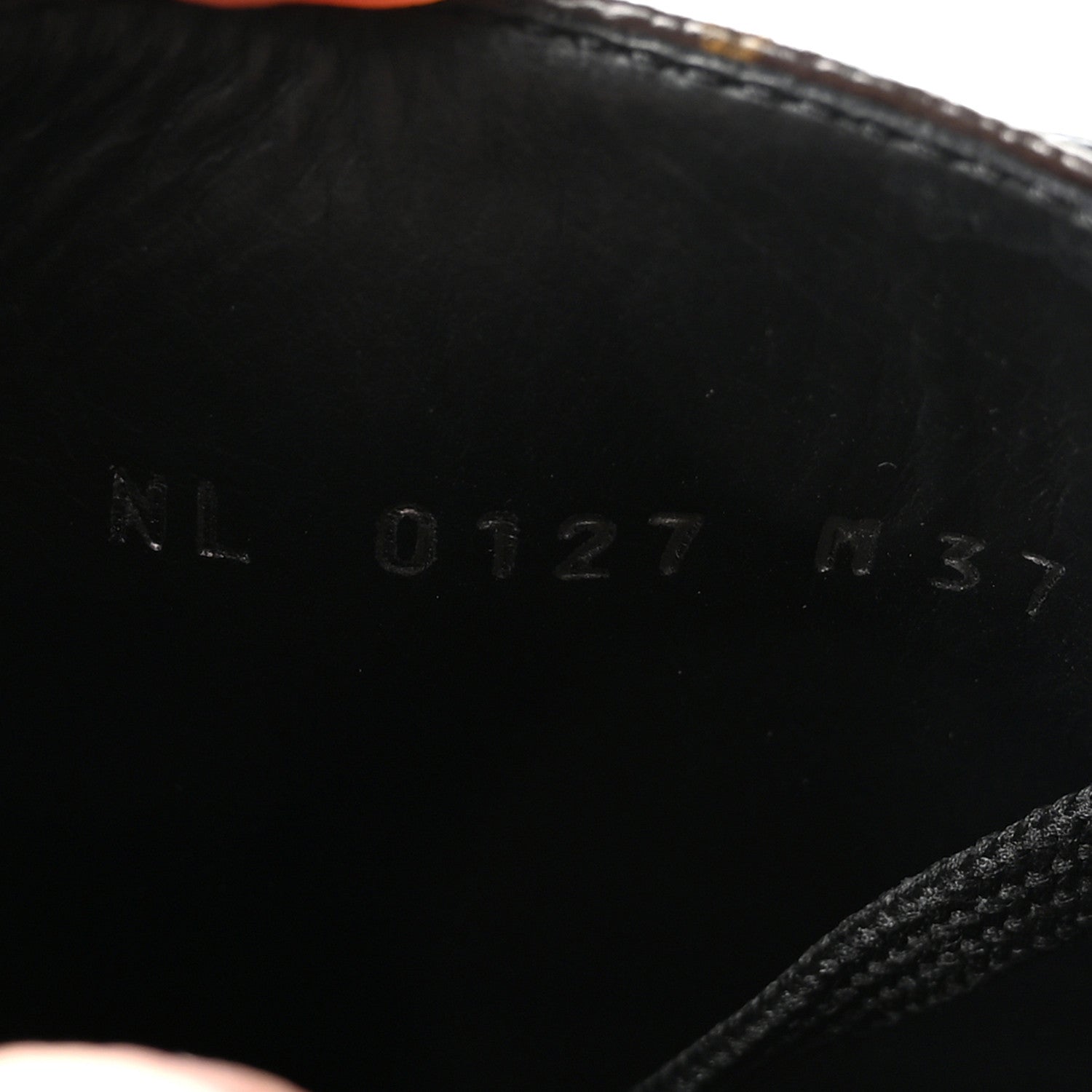 Calfskin Monogram Wonderland Flat Ranger Boots 37 Black