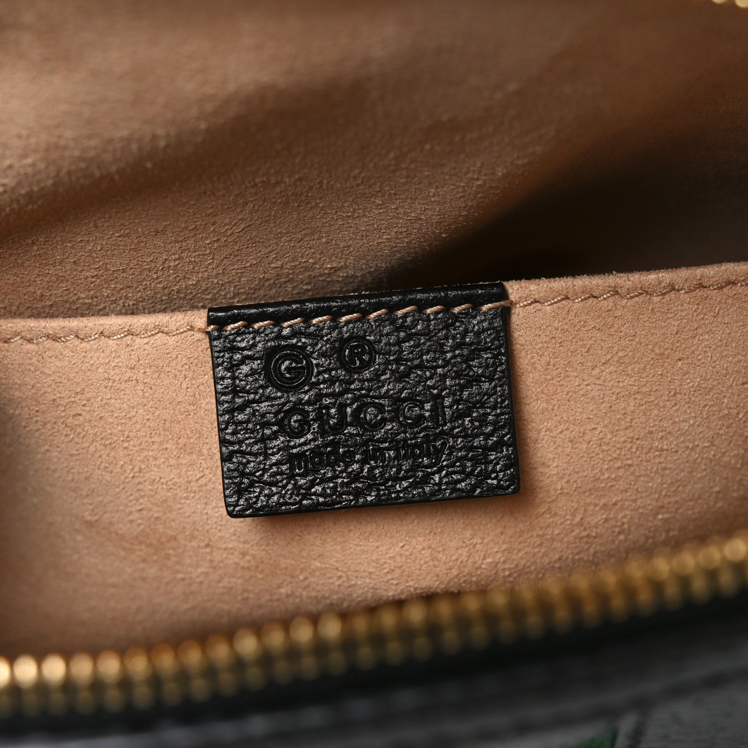 Calfskin GG Web Small Ophidia Dome Shoulder Bag Black
