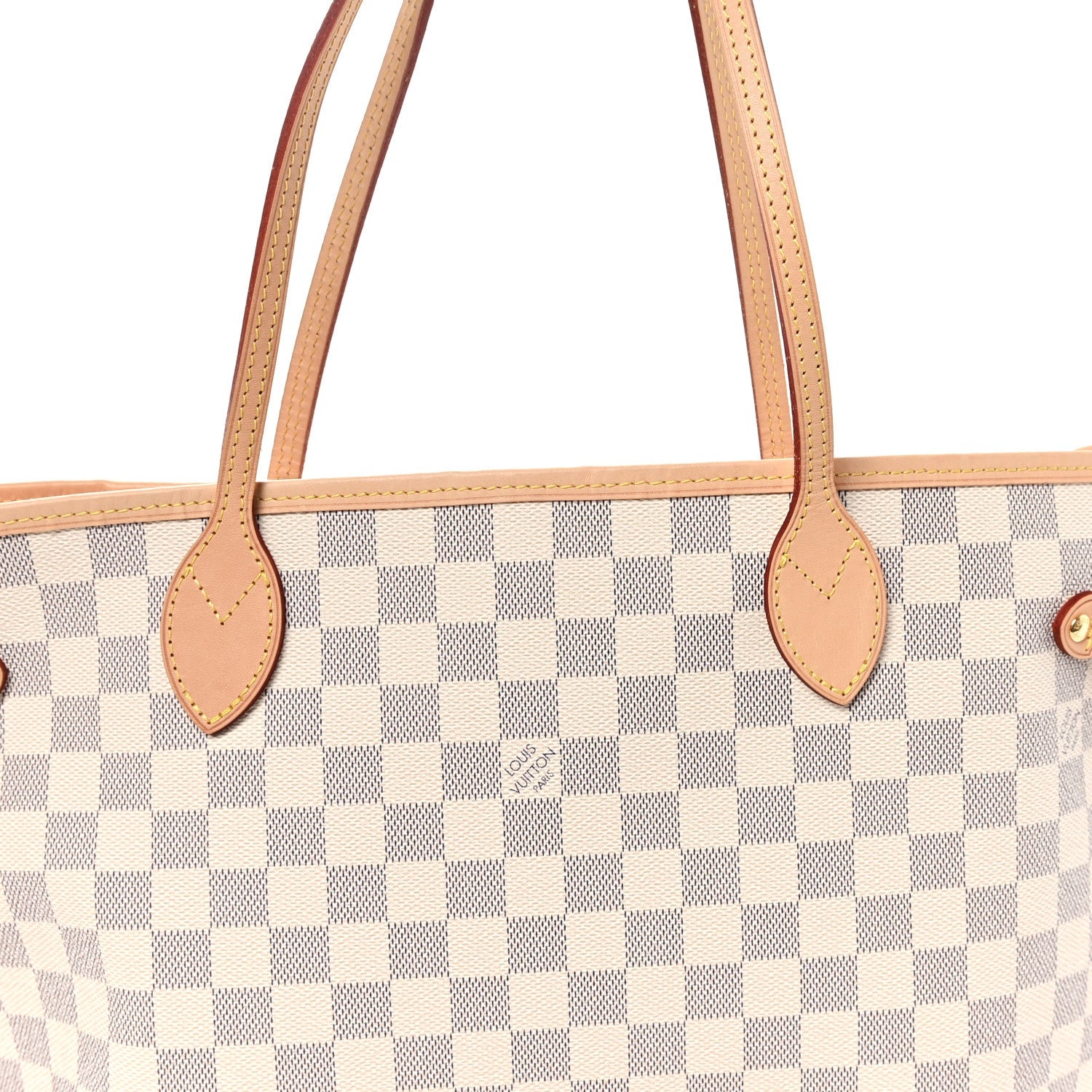 Damier Azur Neo Neverfull MM Rose Ballerine