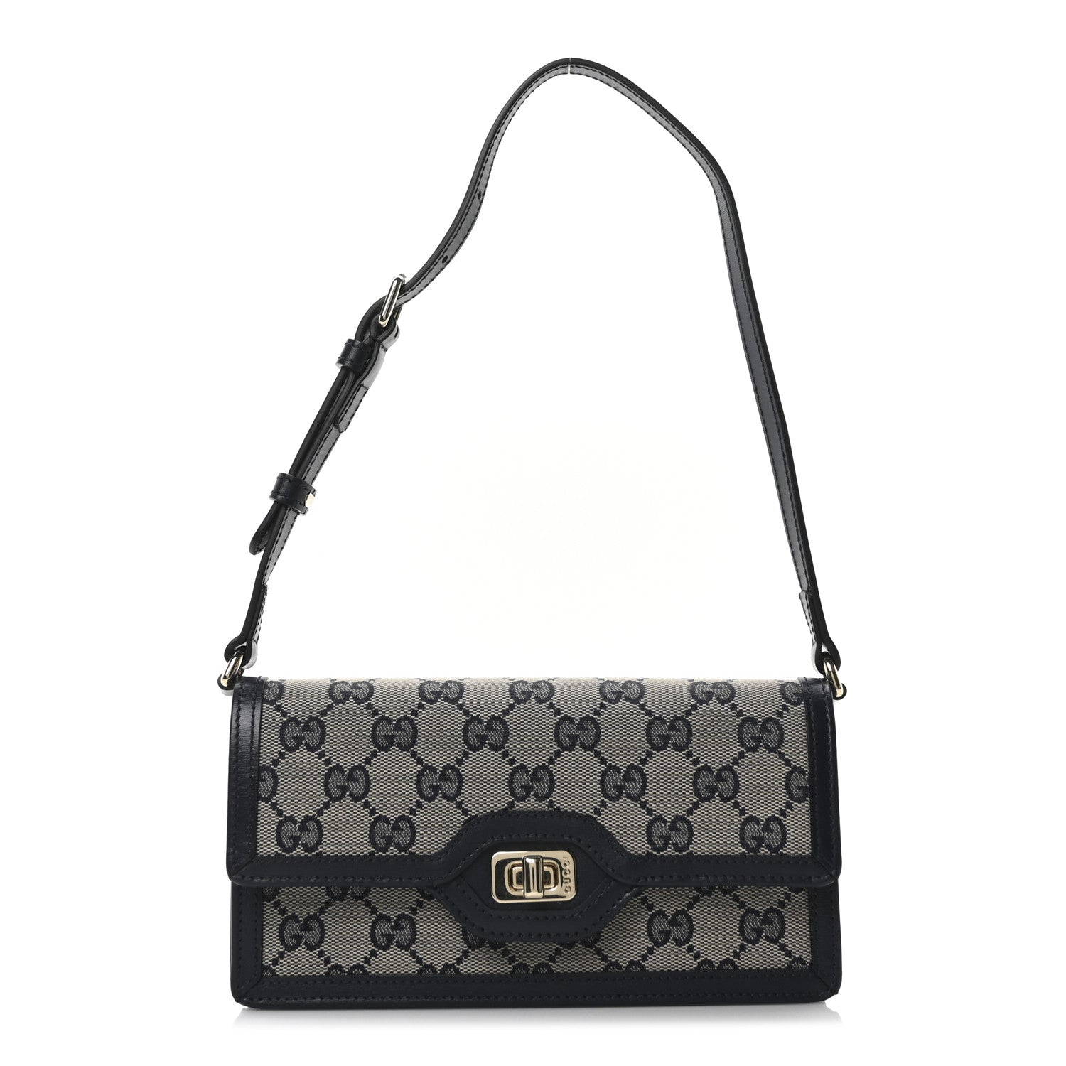 GG Monogram Mini Luce Shoulder Bag Beige Blue