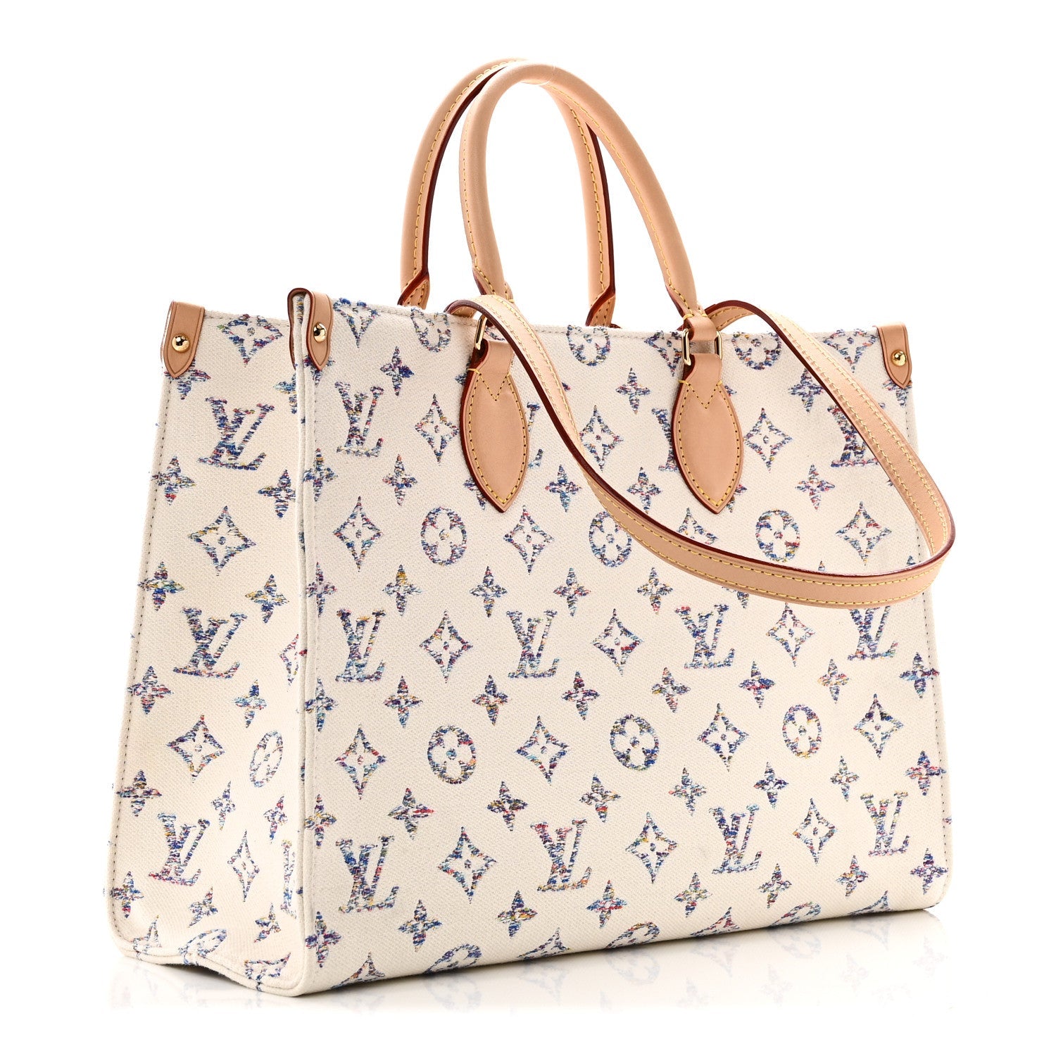Monogram Jacquard Nautical Onthego MM Multicolor Beige