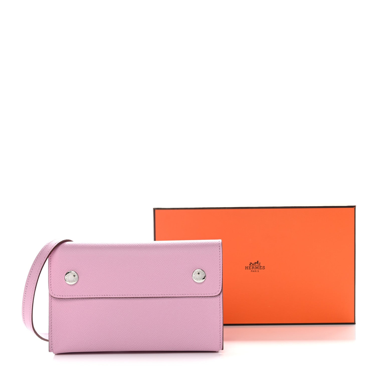 Epsom Hermesnap Wallet Mauve Sylvestre