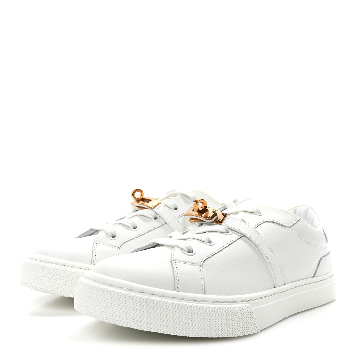 Calfskin Day Sneakers 40 White