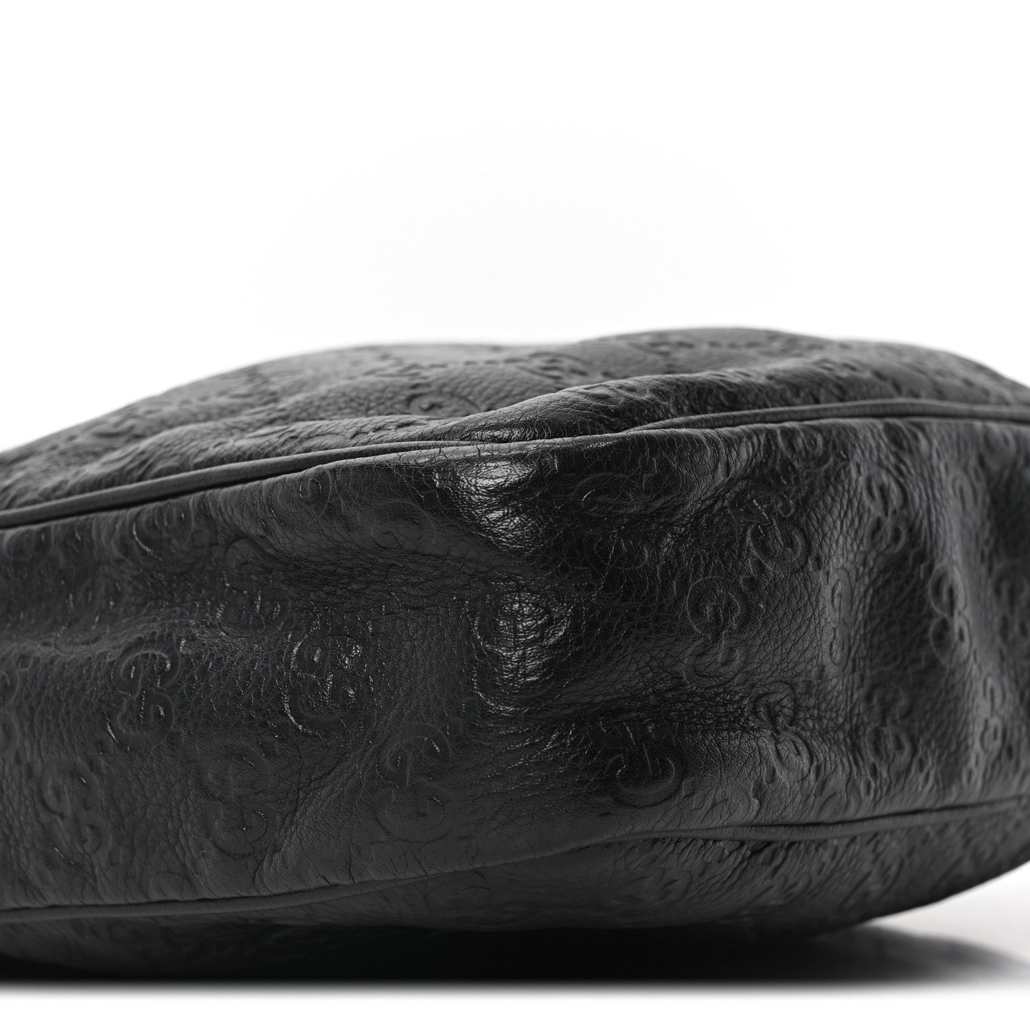 Guccissima Flat Messenger Bag Black