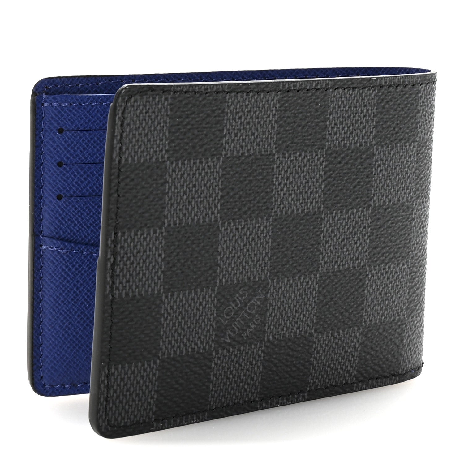 Damier Graphite Slender Wallet Blue