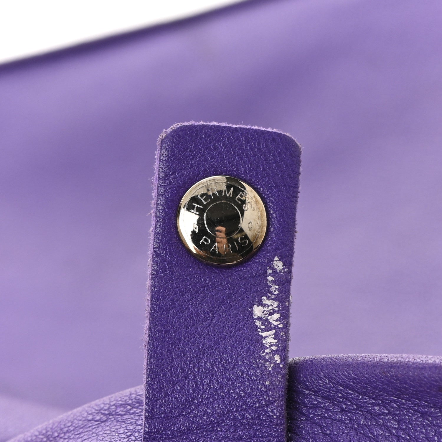 Lambskin Clou De Selle Pouch Crocus