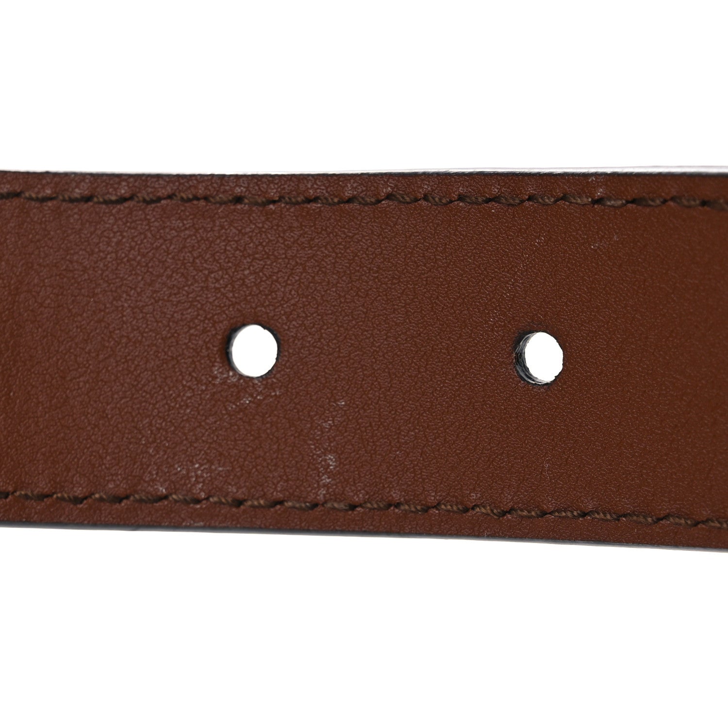 New Denim GG Monogram Dollar Calfskin Belt 65 26 Blue Tea Cuir Epilog