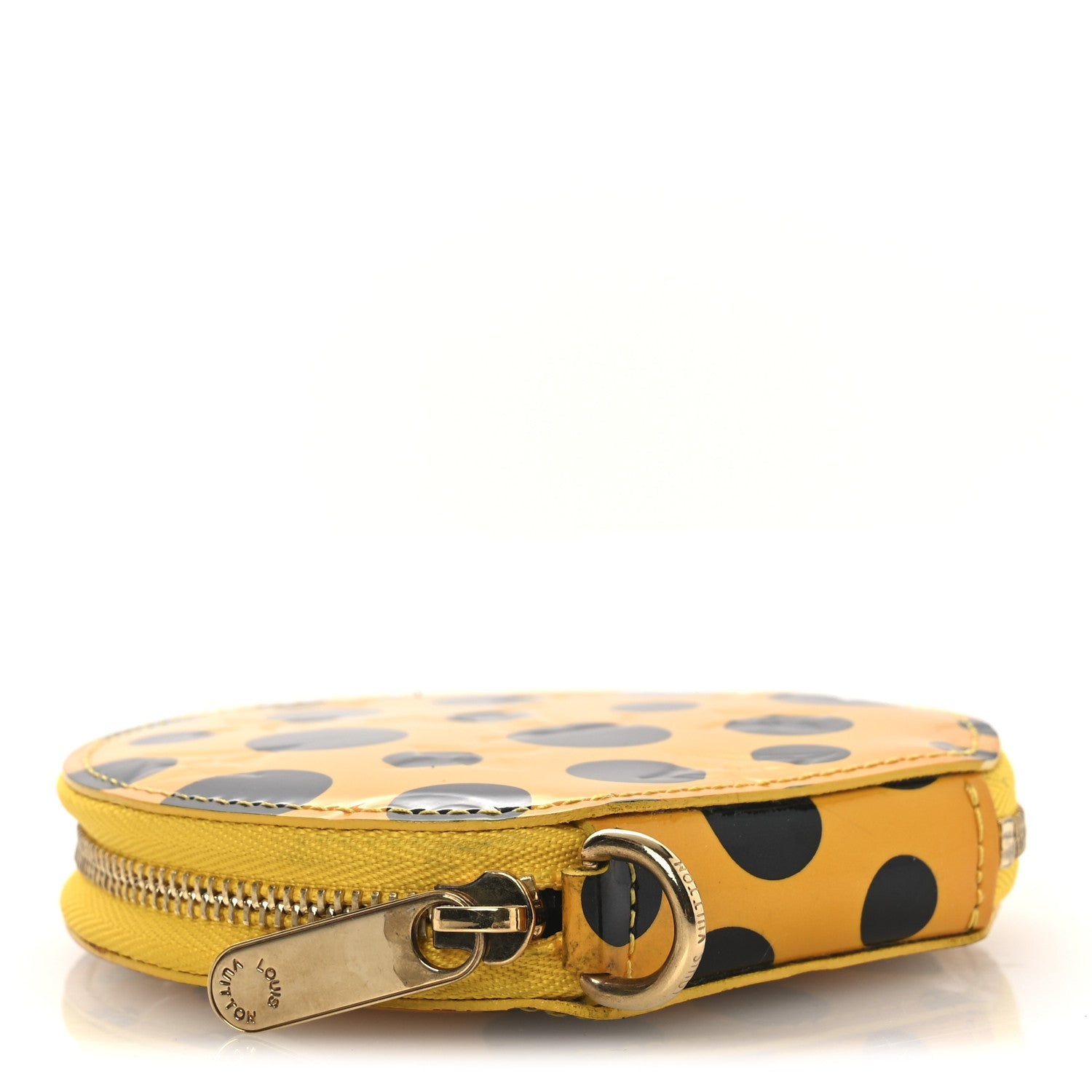 Vernis Kusama Infinity Dots Chapeau Coin Purse Yellow