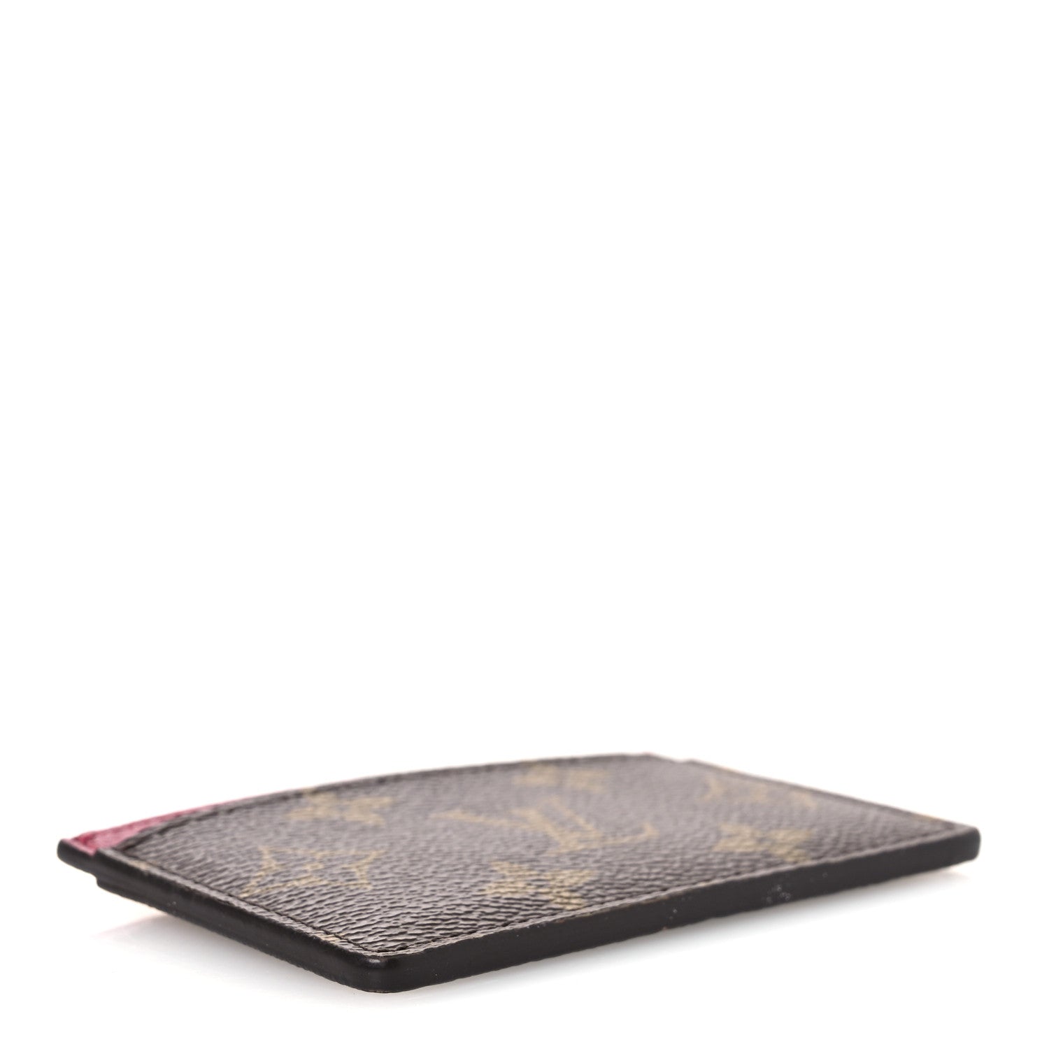 Monogram Card Holder Fuchsia