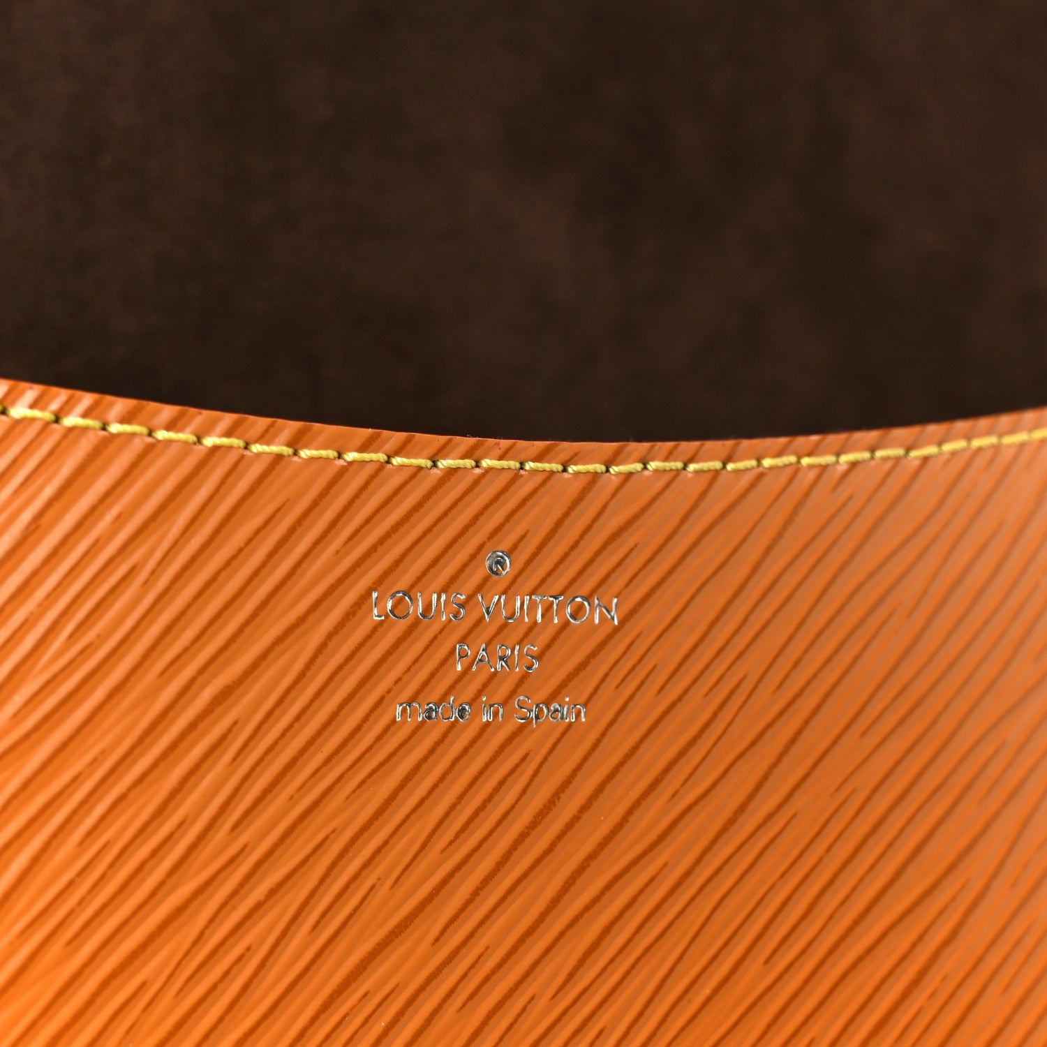 Epi Buci Crossbody Gold Honey