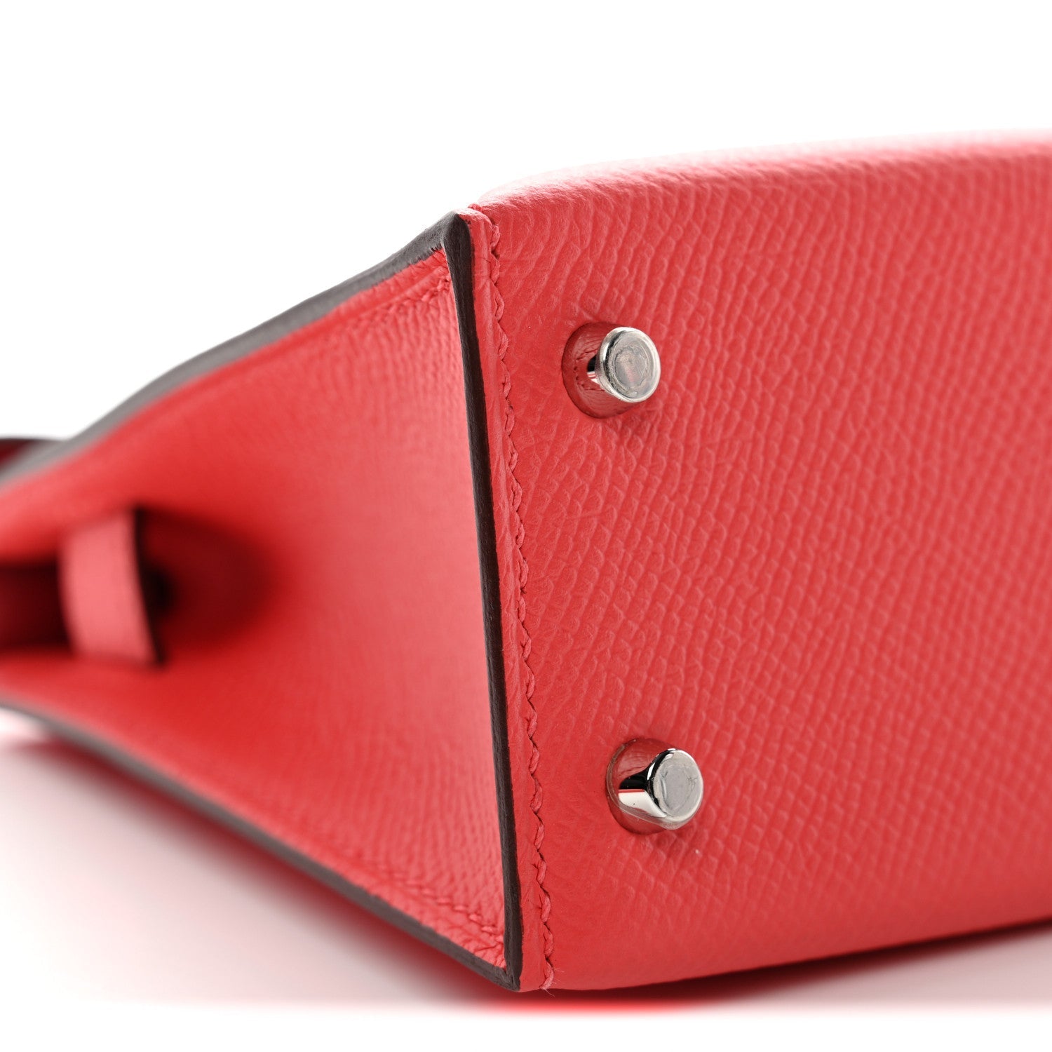 Epsom Verso Mini Kelly Sellier 20 Rose Jaipur Rouge Vif