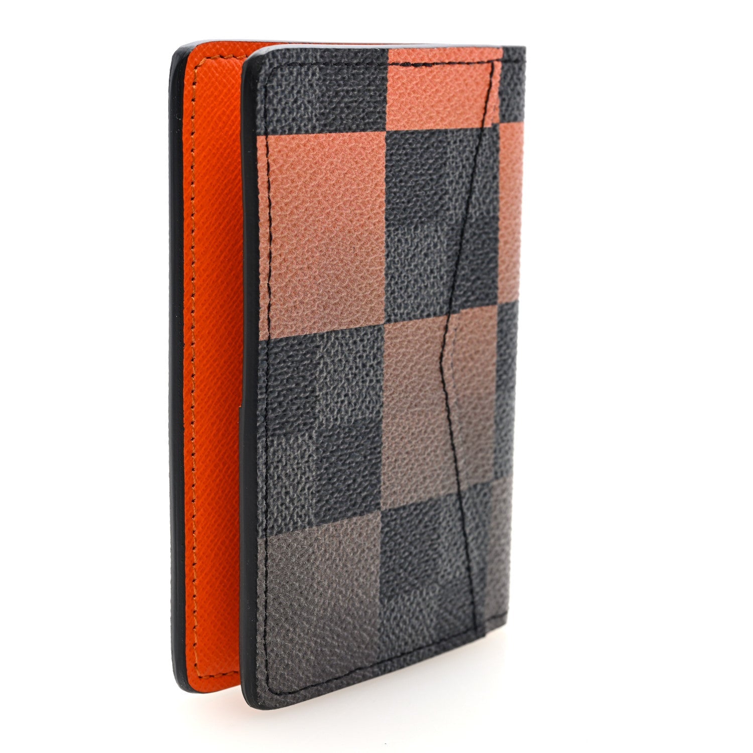 Damier Graphite Giant Pocket Organizer Orange