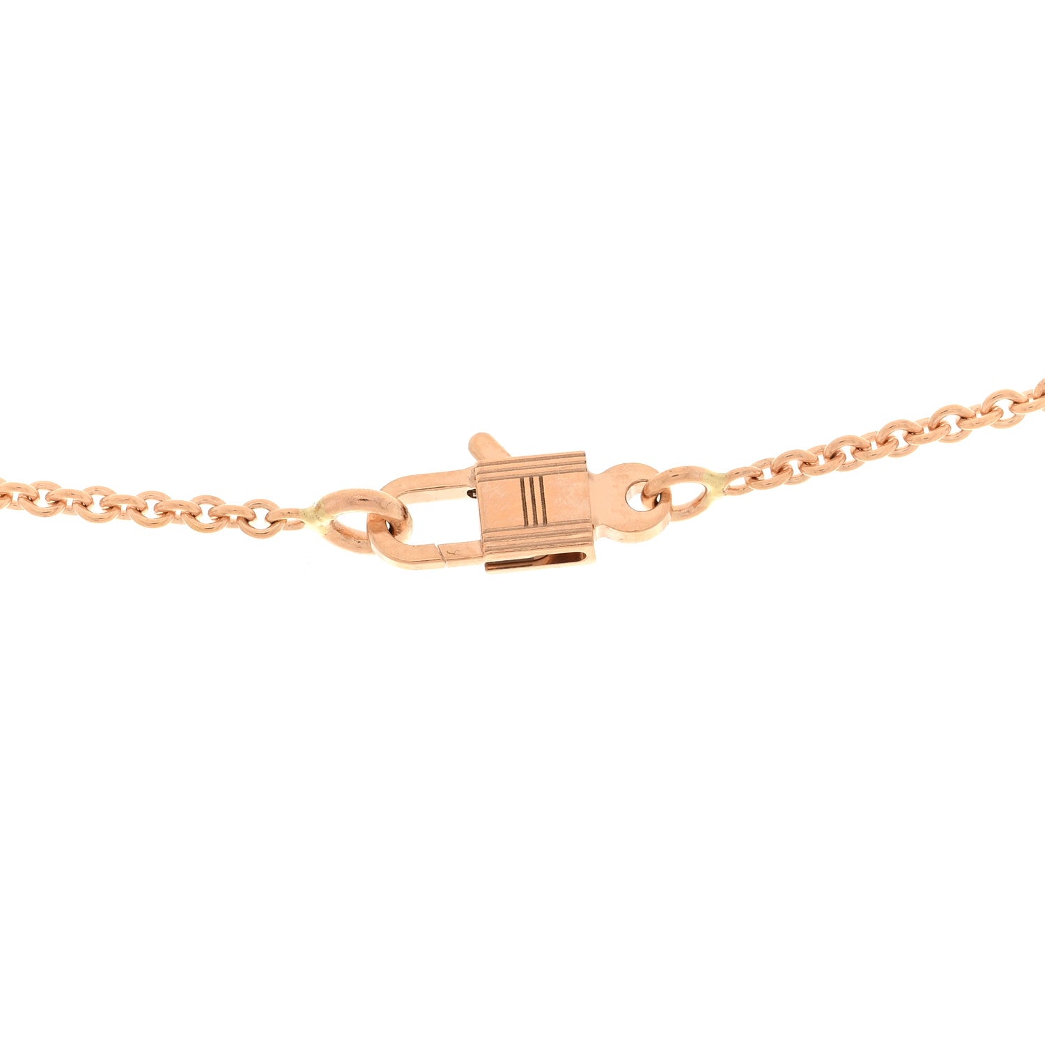 18K Rose Gold Diamond Constance Amulettes Pendant Necklace
