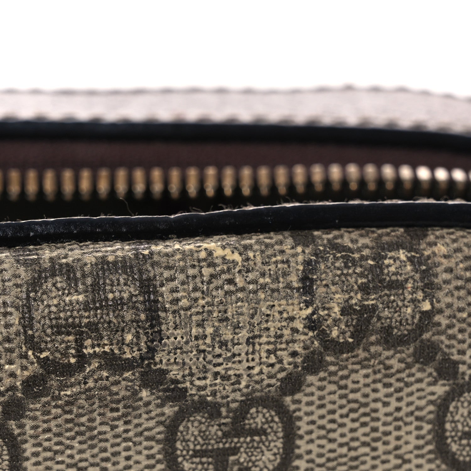 GG Supreme Monogram Web Neo Vintage Shoulder Bag Beige New Acero Crop
