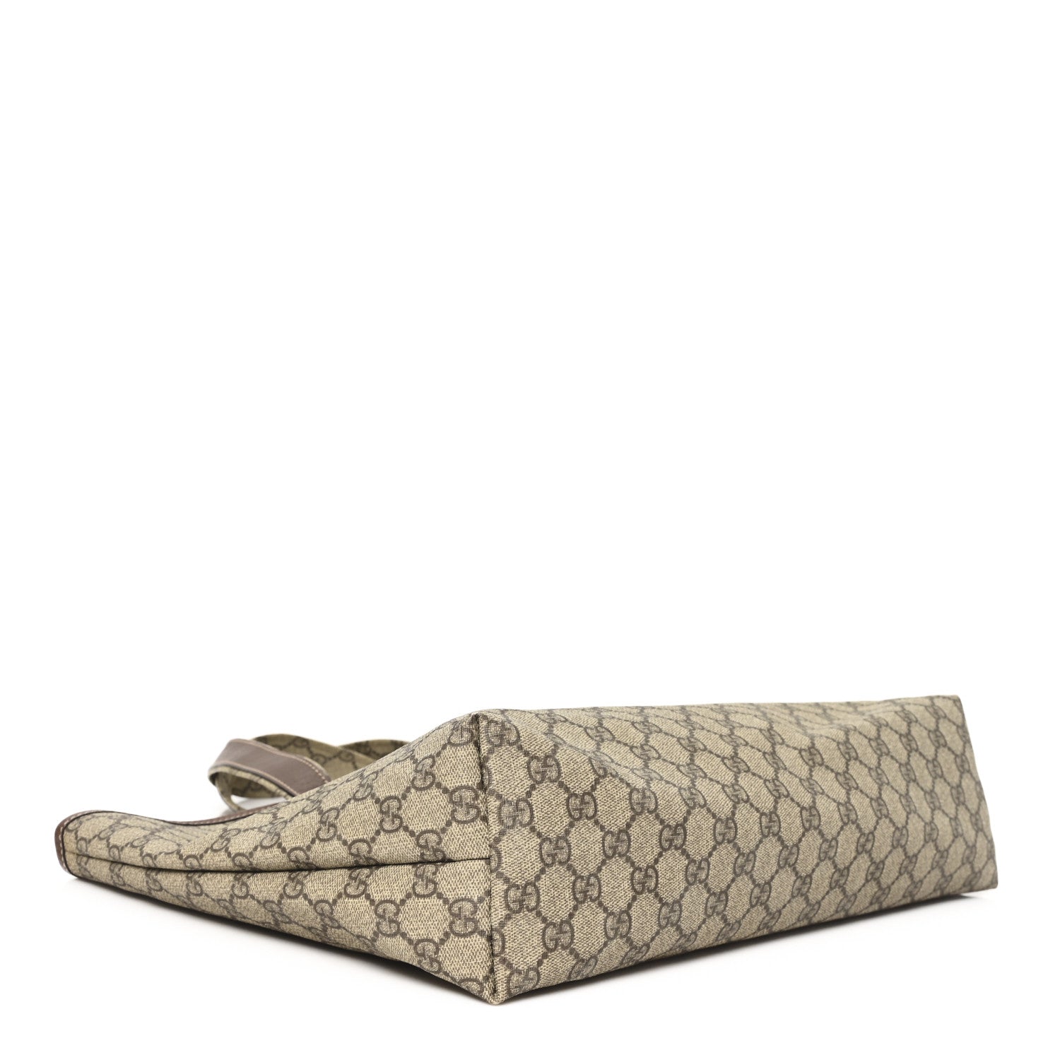 GG Plus Monogram Medium Signature Web Loop Tote Brown
