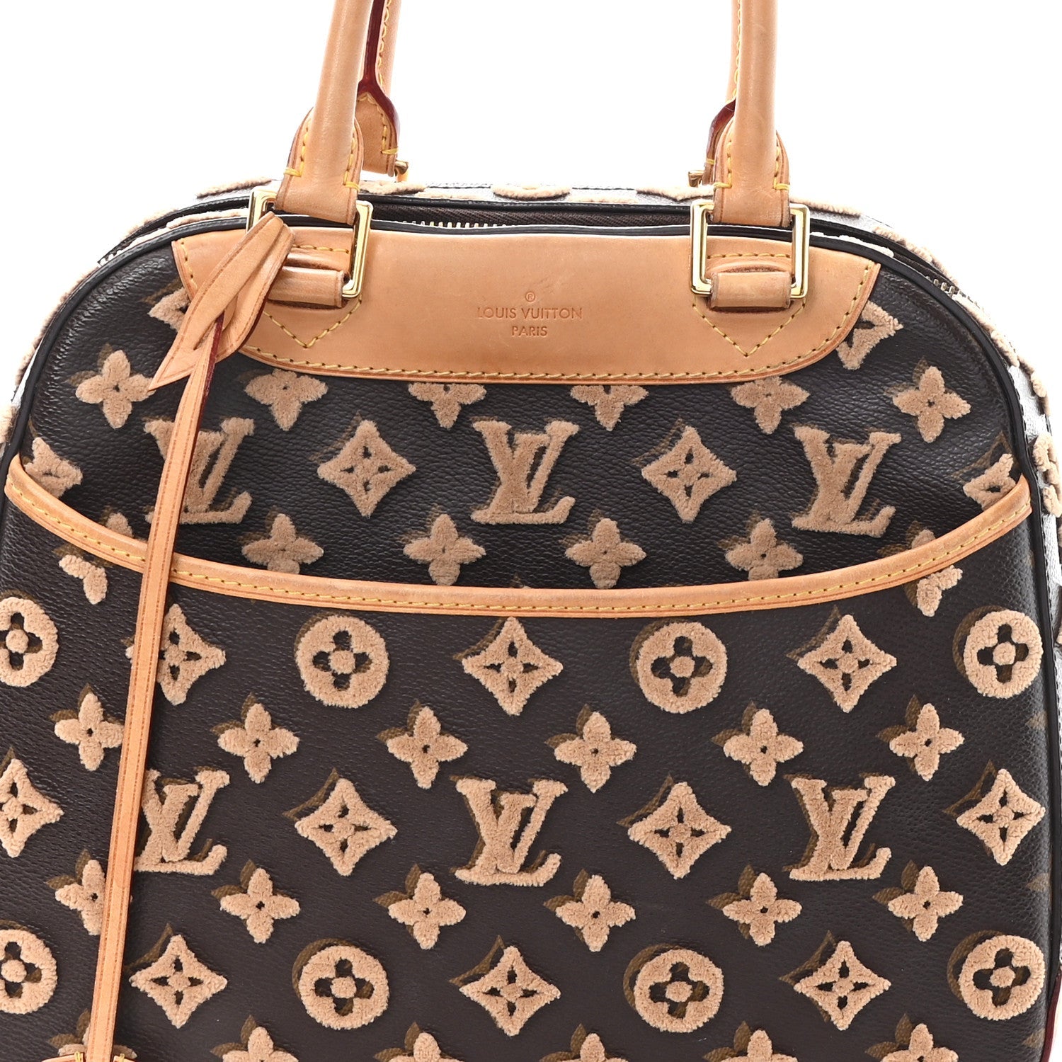 Monogram Tuffetage Deauville Cube Caramel
