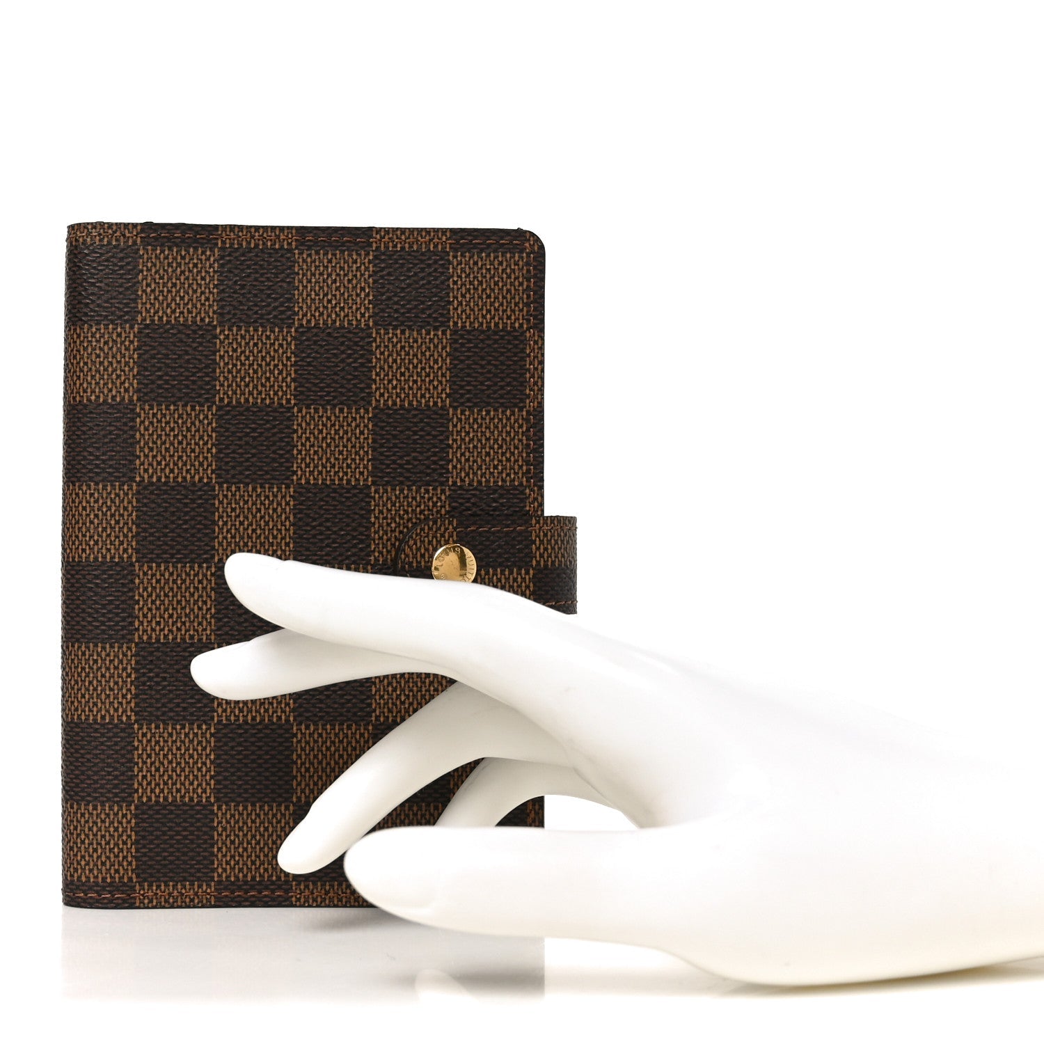 Damier Ebene Small Ring Agenda Cover