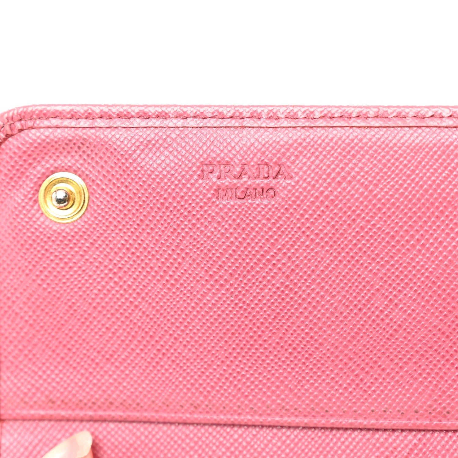Saffiano Metal Continental Flap Wallet Bruyere