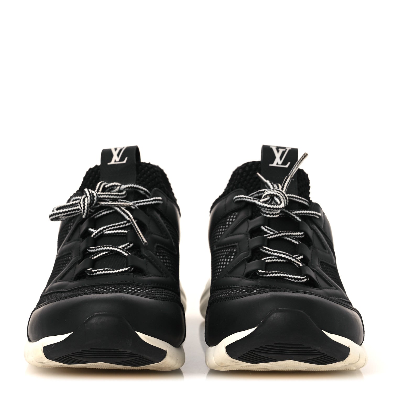Technical Nylon Monogram Rubber Aftergame Sneakers 37 Black