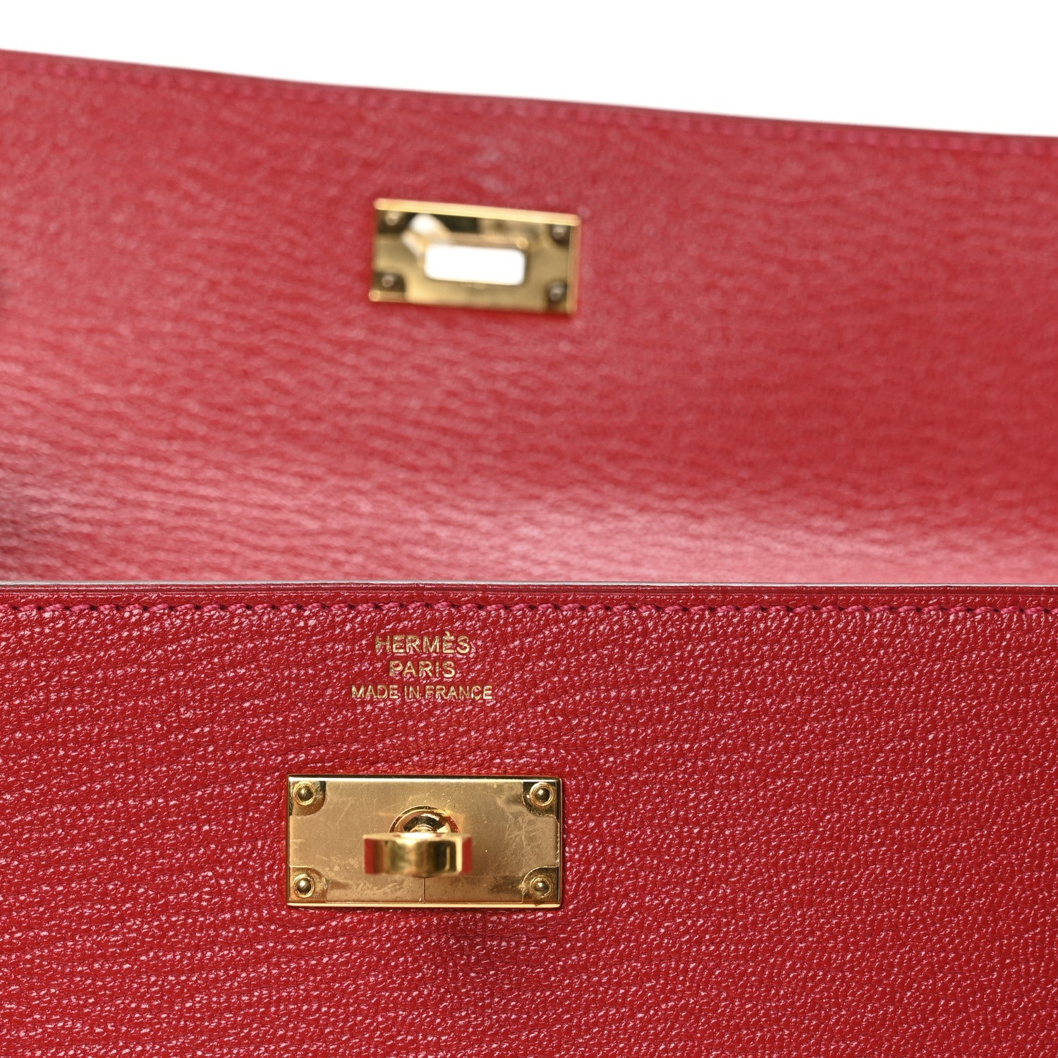 Chevre Mysore Kelly Longue Wallet Rouge Casaque