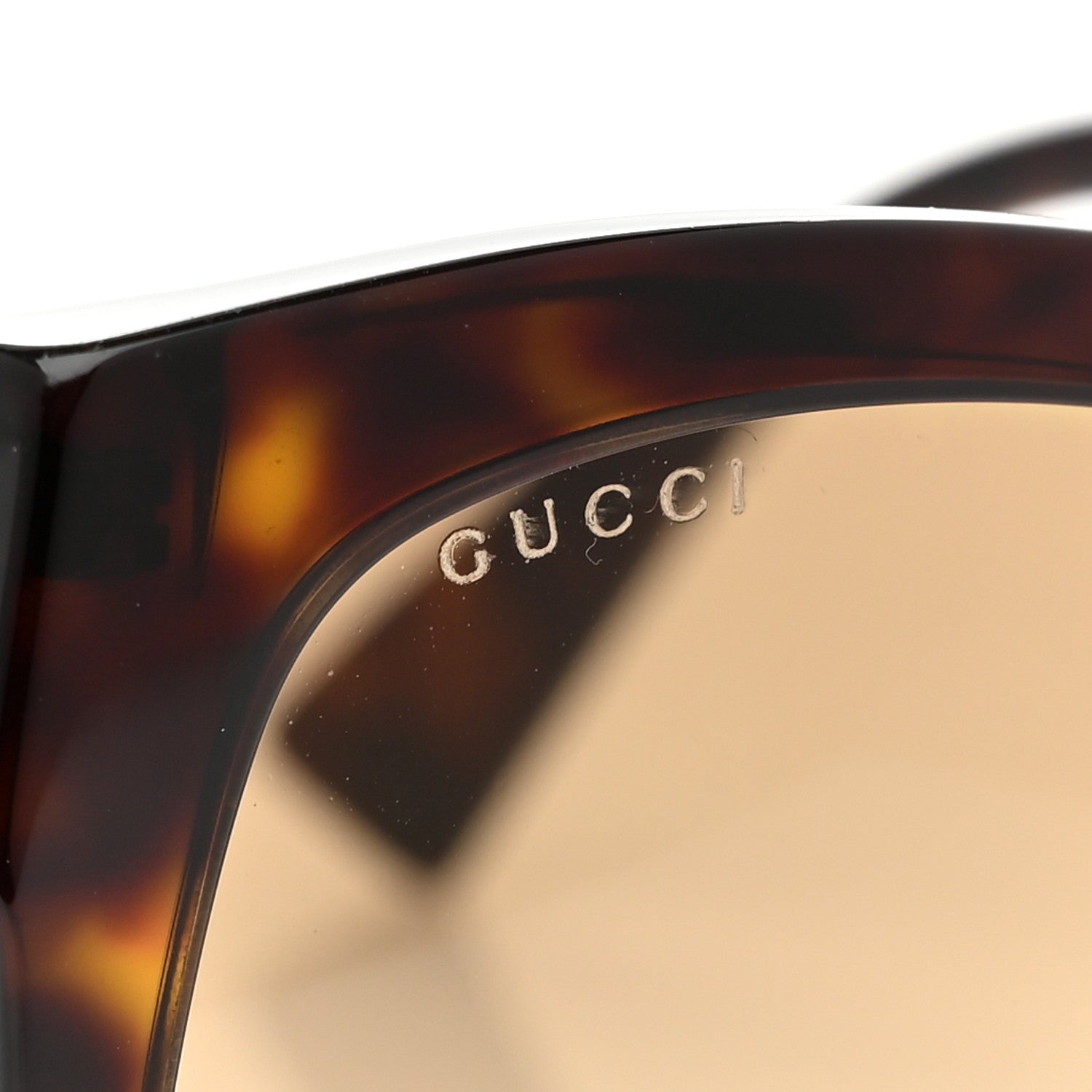 Acetate Square Frame Sunglasses GG0459S Tortoise