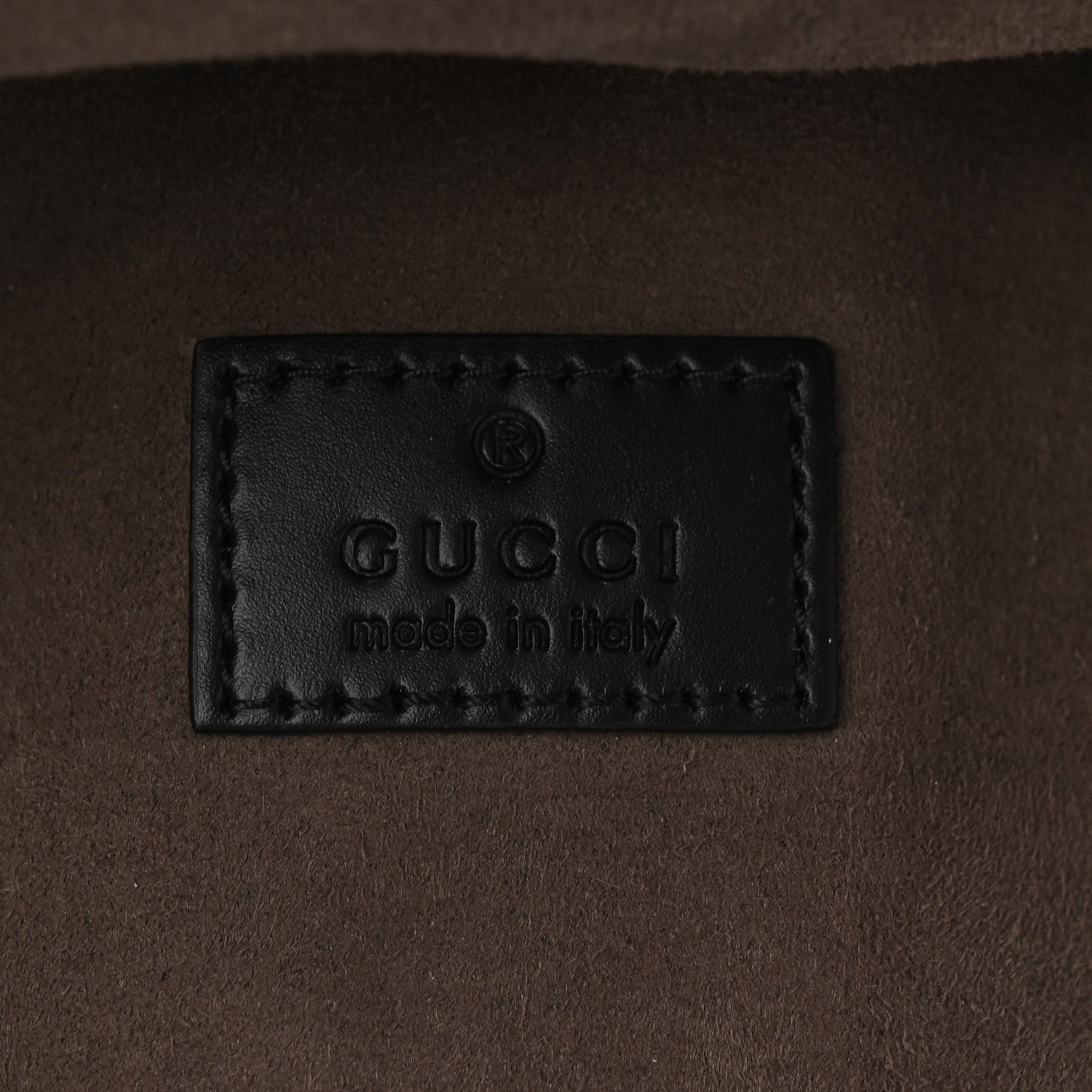 GG Supreme Monogram Medium Backpack Black