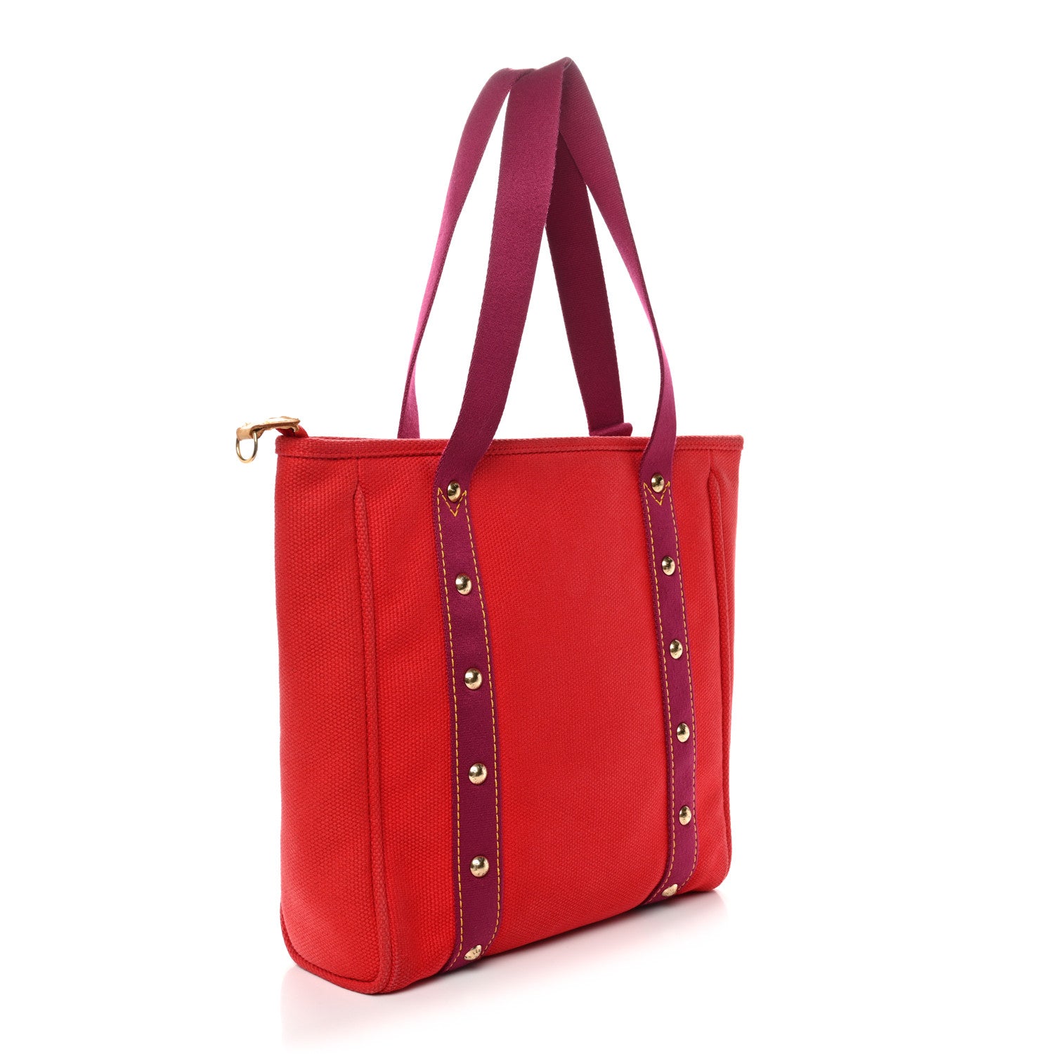 Toile Antigua Cabas MM Red Pink