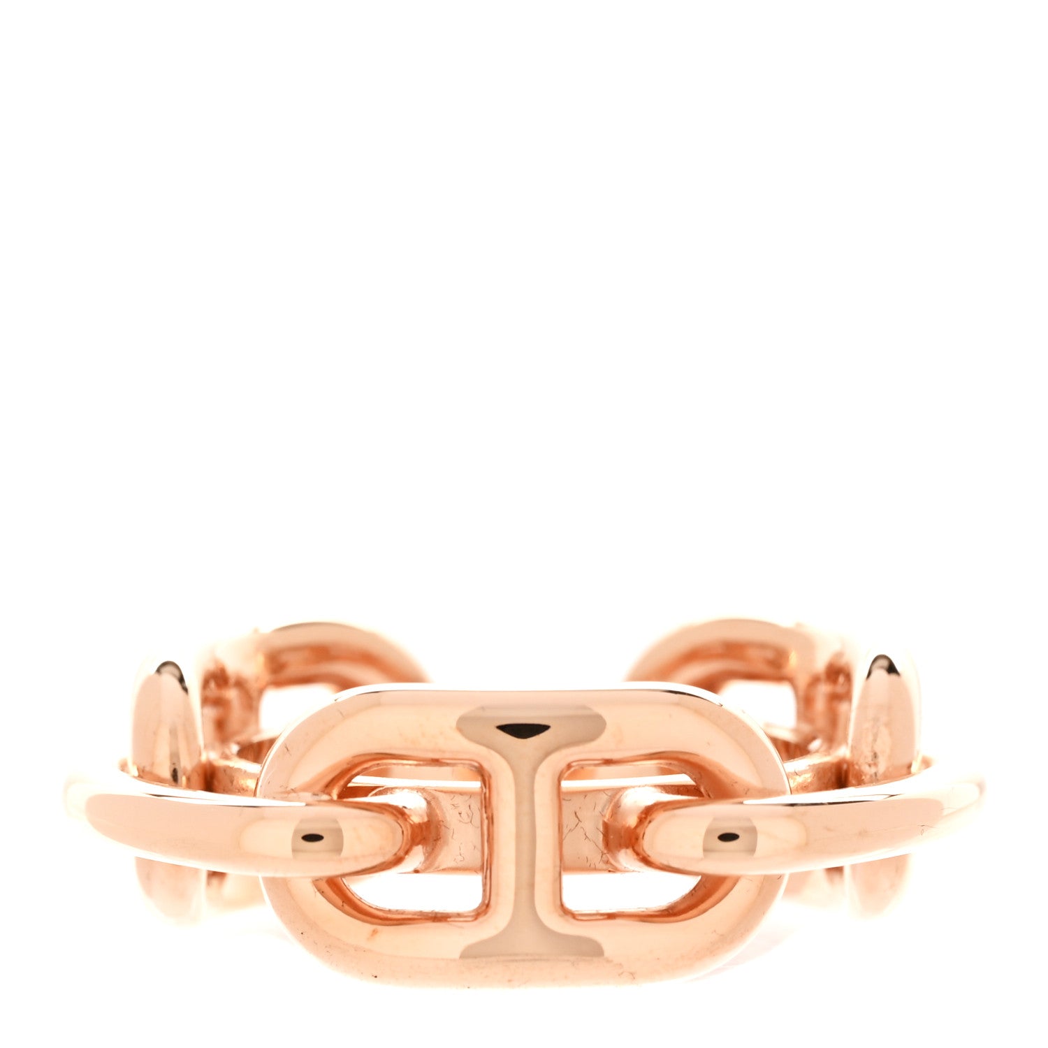Plated Brass Regate Scarf Ring Plaqué Or Rose