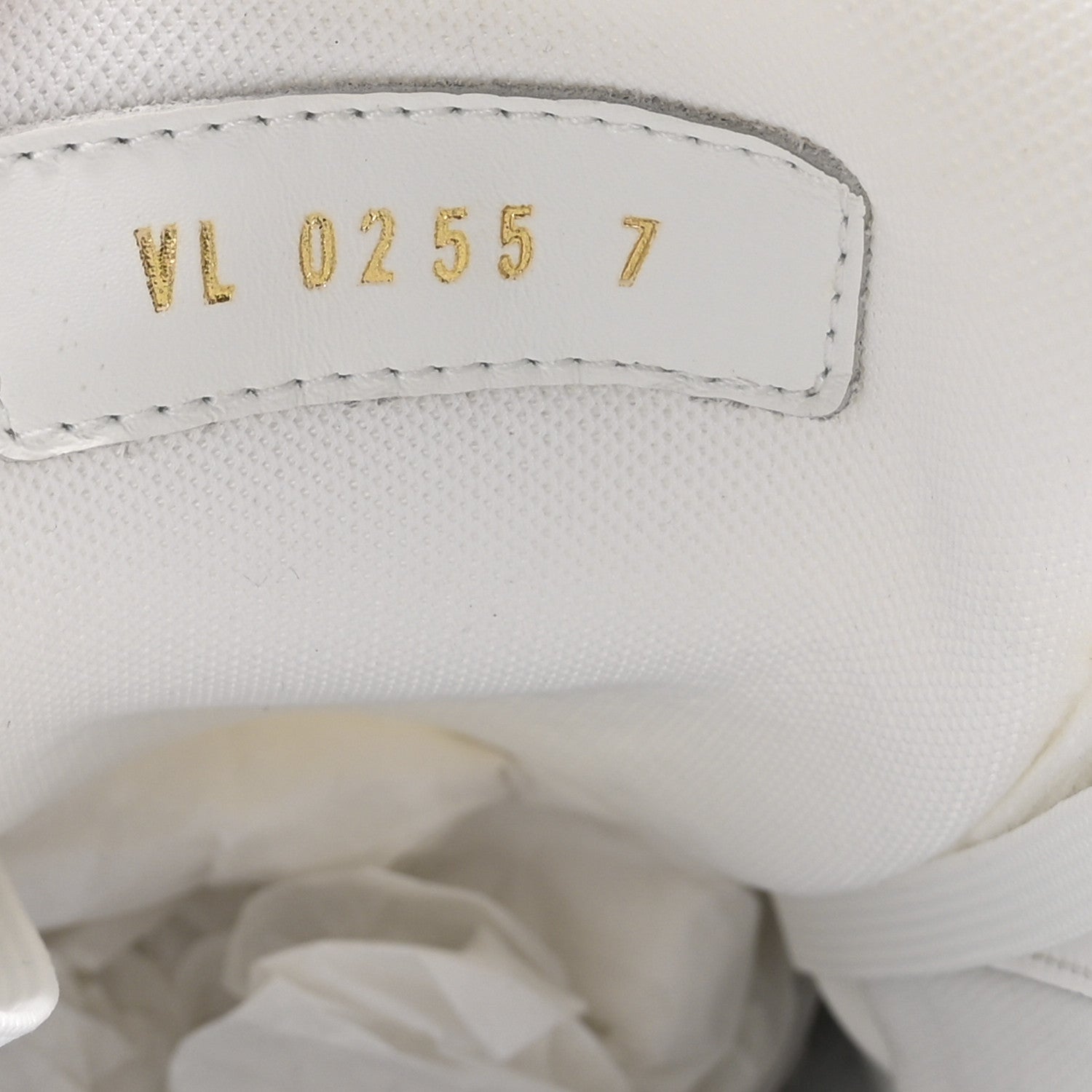 Calfskin Monogram Mens LV Trainer Sneakers 7 White