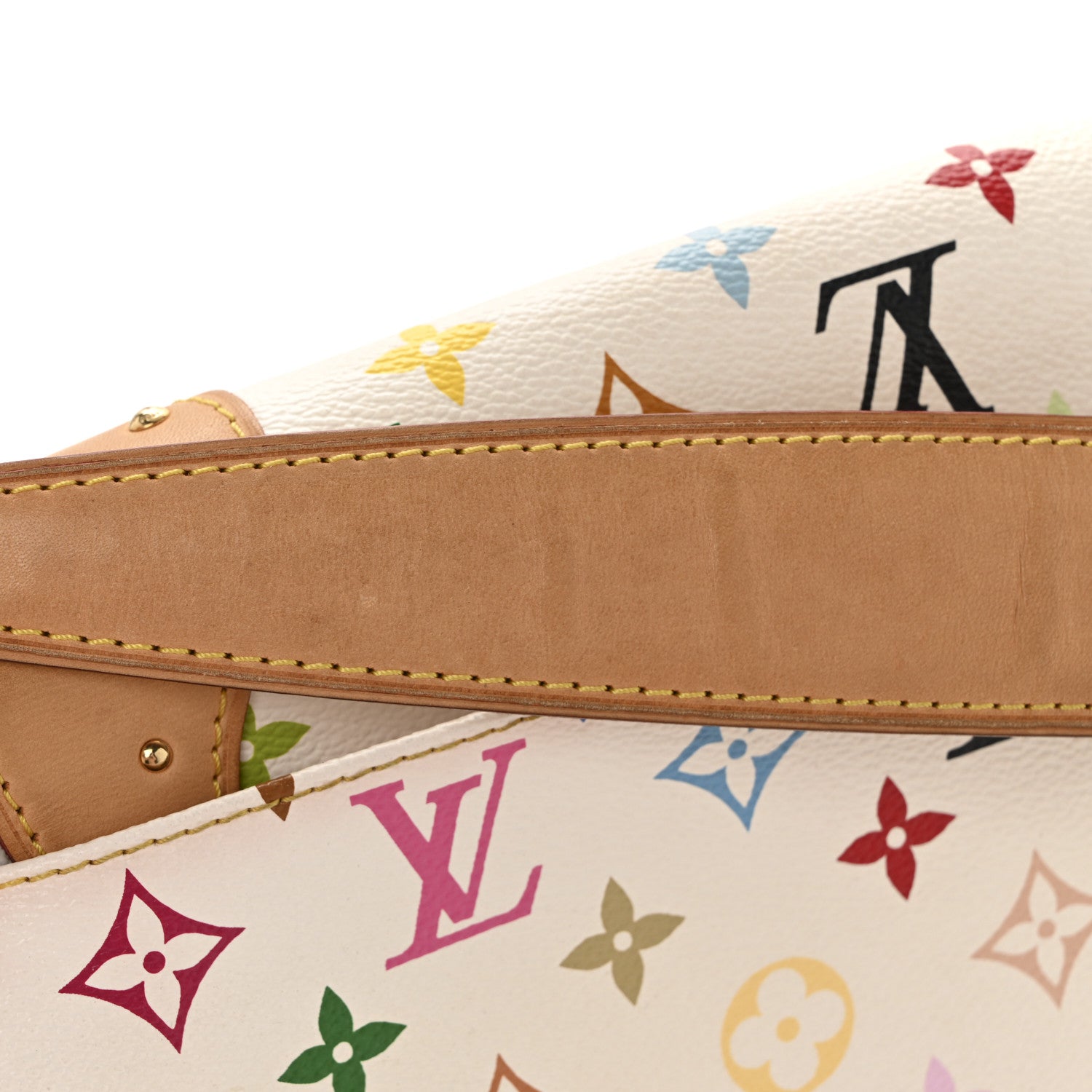Monogram Multicolor Beverly MM White