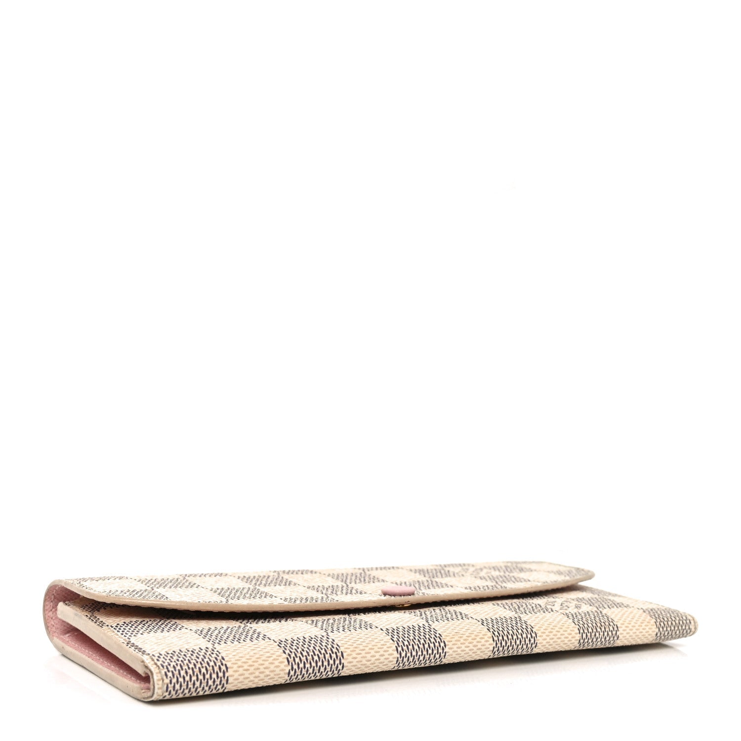 Damier Azur Emilie Wallet Rose Ballerine