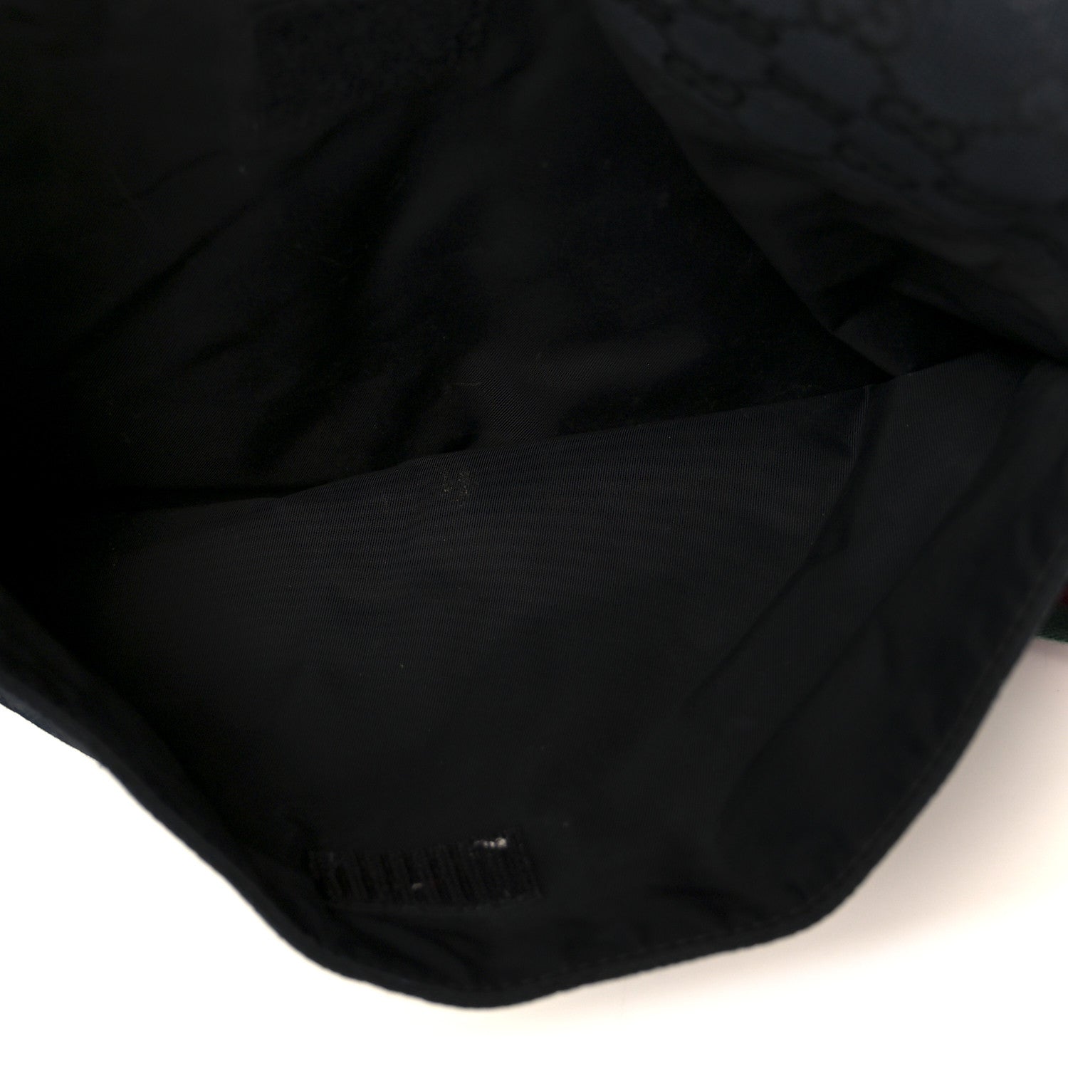 Monogram Diaper Messenger Bag Black