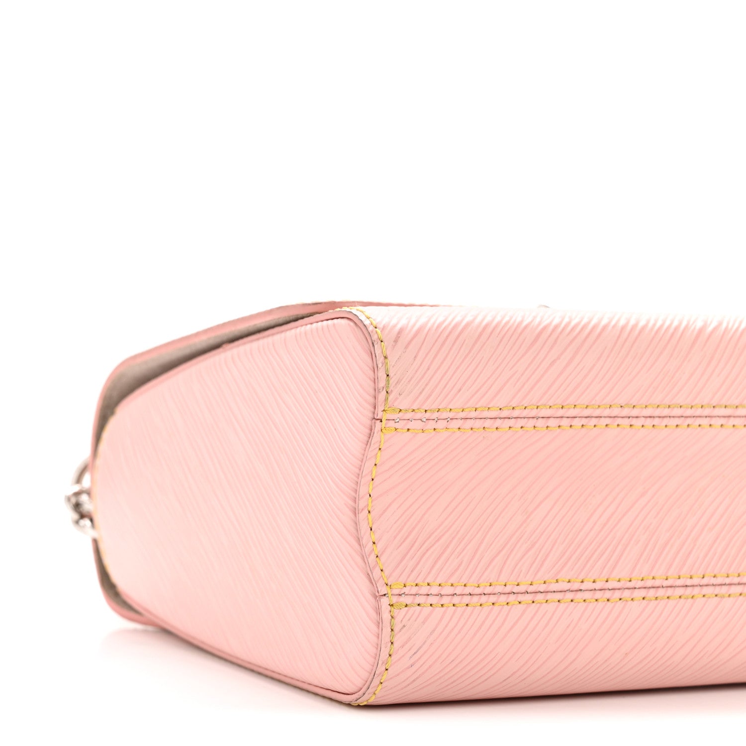 Epi Twist Shoulder Bag MM Rose Ballerine