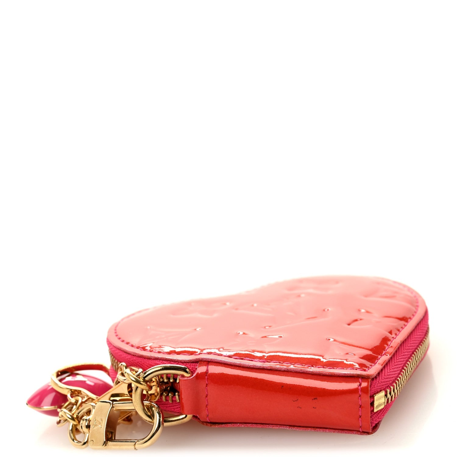 Vernis Heart Coin Purse Rose Pop