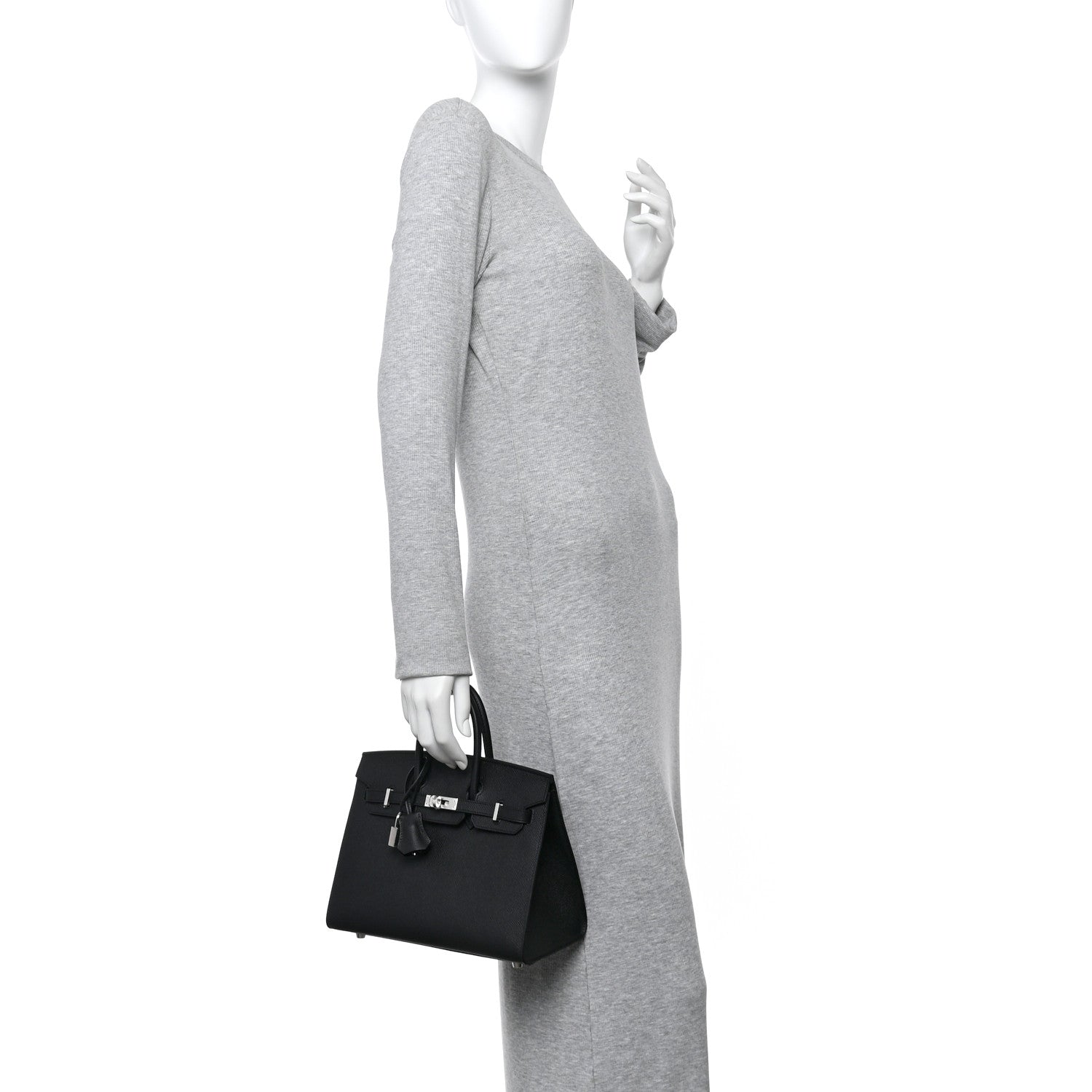 Epsom Birkin Sellier 25 Black