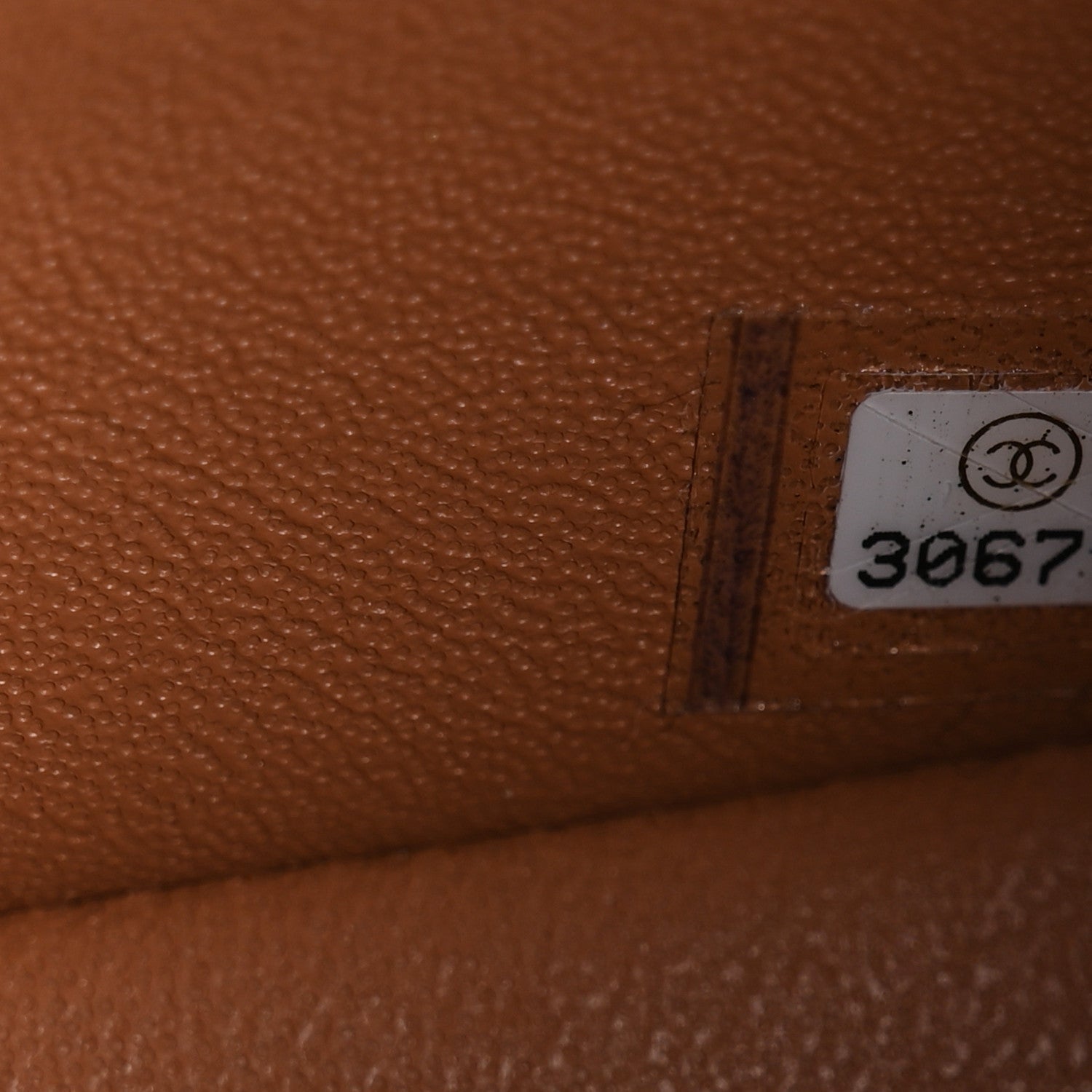 Lambskin Quilted Mini Rectangular Flap Brown