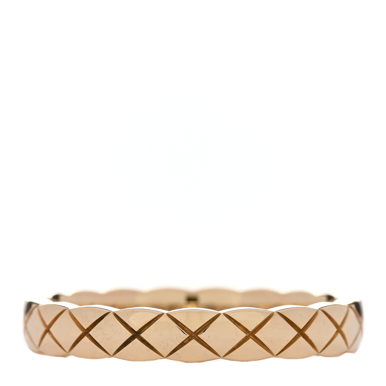 18K Yellow Gold Mini Coco Crush Ring 55 7.25