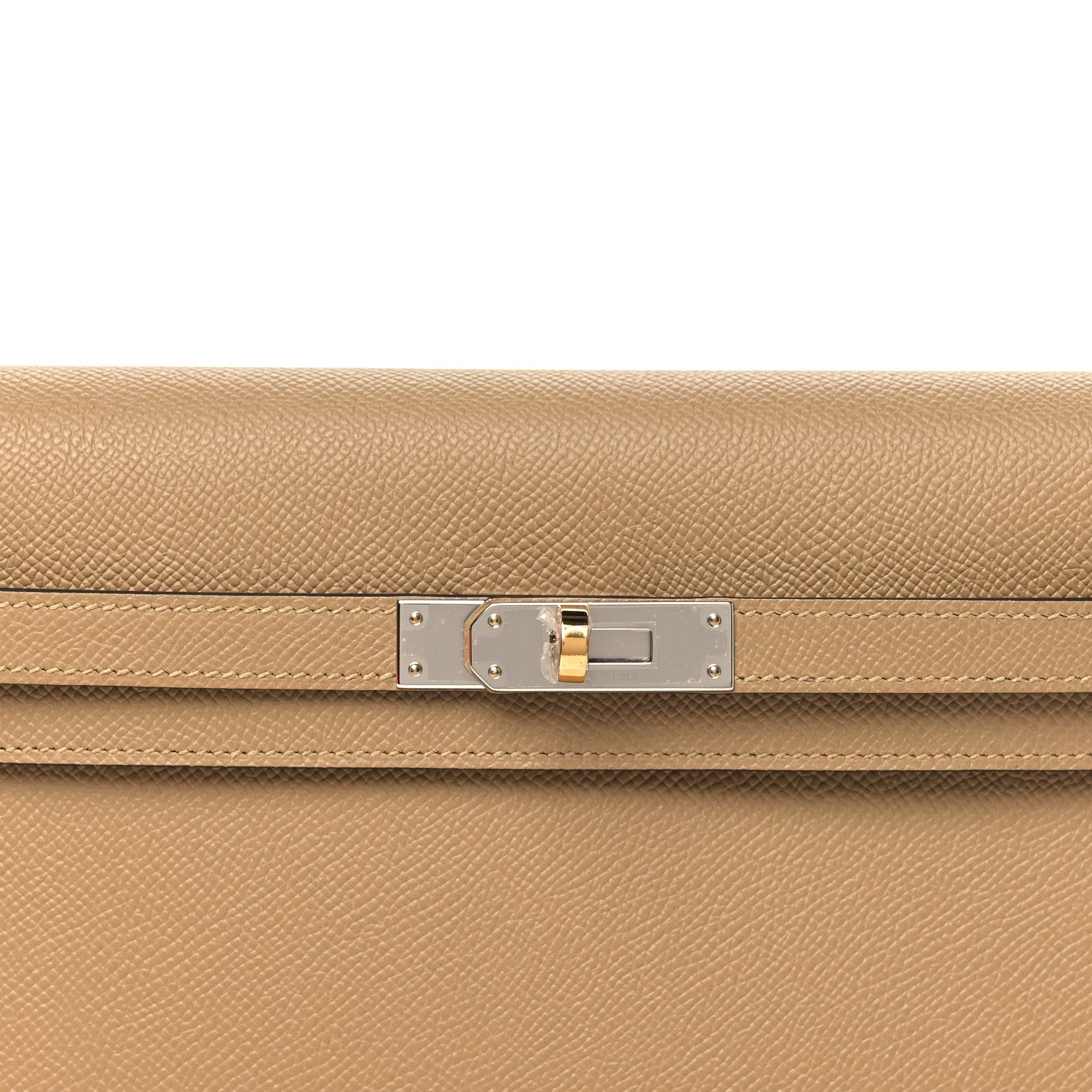 Madame Calfskin Kelly Elan Poussiere