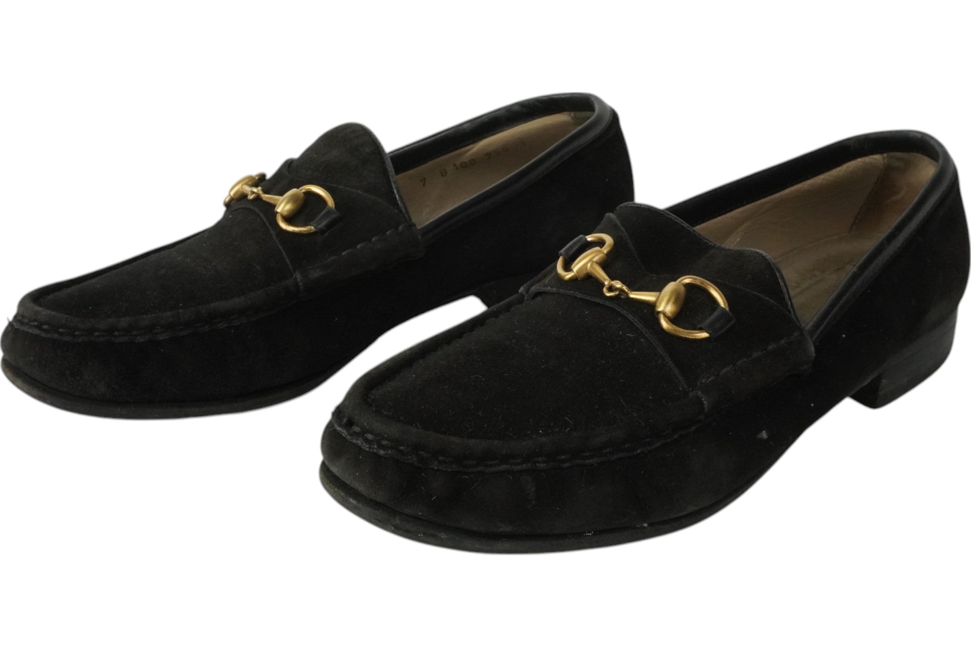 Women's Gucci Vintage Suede Horsebit Loafers