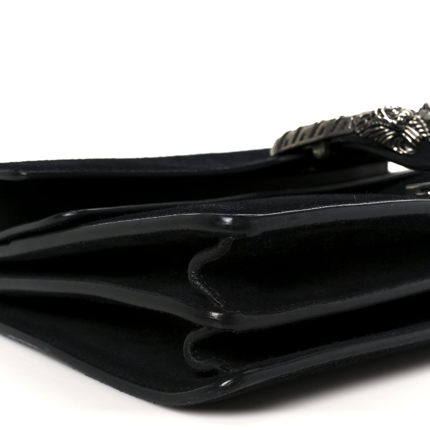 Suede Small Dionysus Shoulder Bag Black