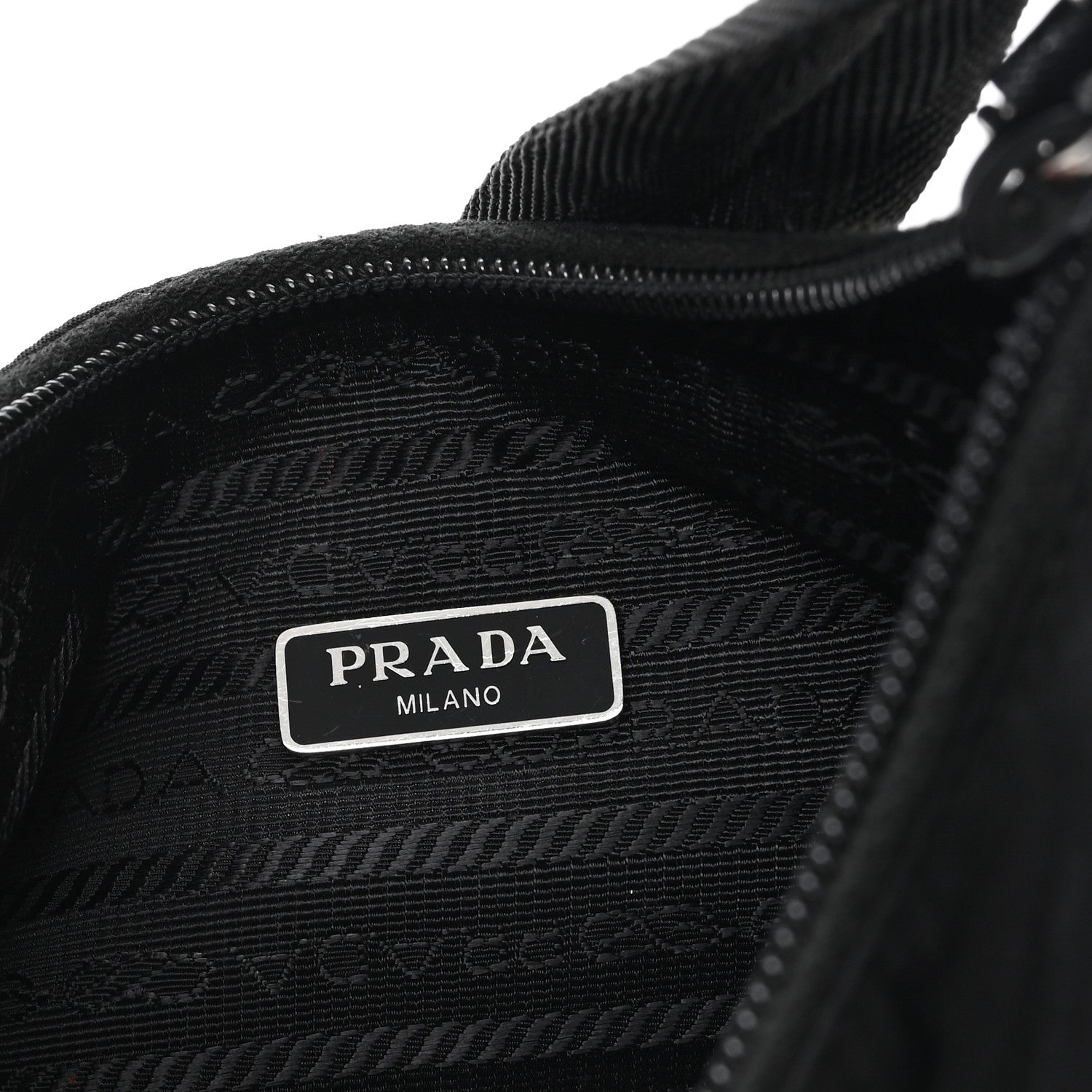 Tessuto Nylon Mini Re-Edition 2000 Bag Black