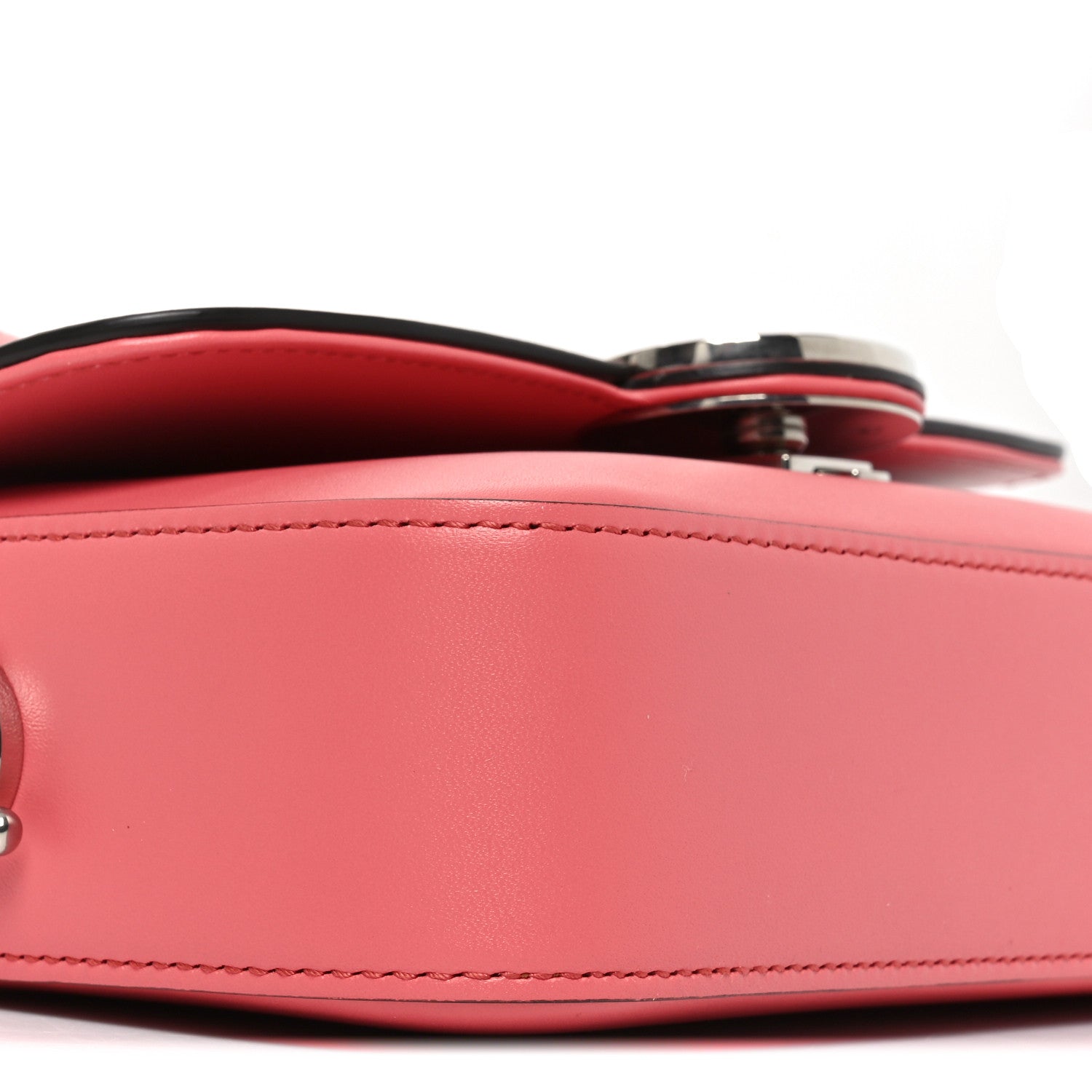 Senna Calfskin Petite GG Top Handle Shoulder Bag Pink