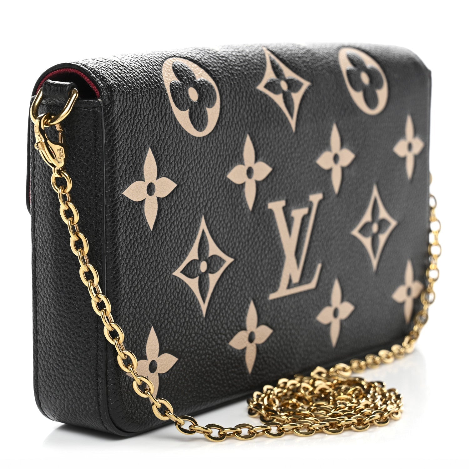 Empreinte Monogram Giant Felicie Pochette Black Beige