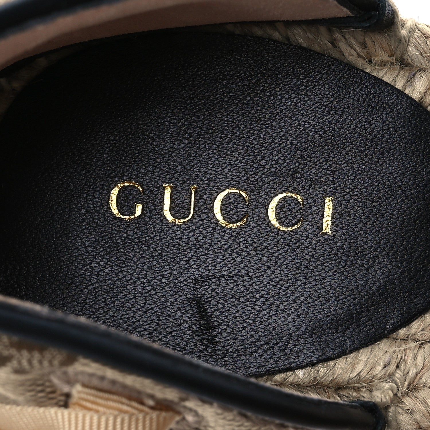 Monogram Matelasse GG Marmont Ankle Wrap Platform 35/120mm Espadrille Wedges 35 Beige Ebony Black Sand Storm