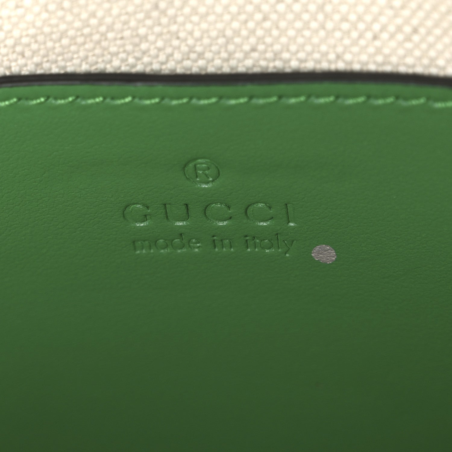 Calfskin GG Matelasse Shoulder Bag Spring Green Natural