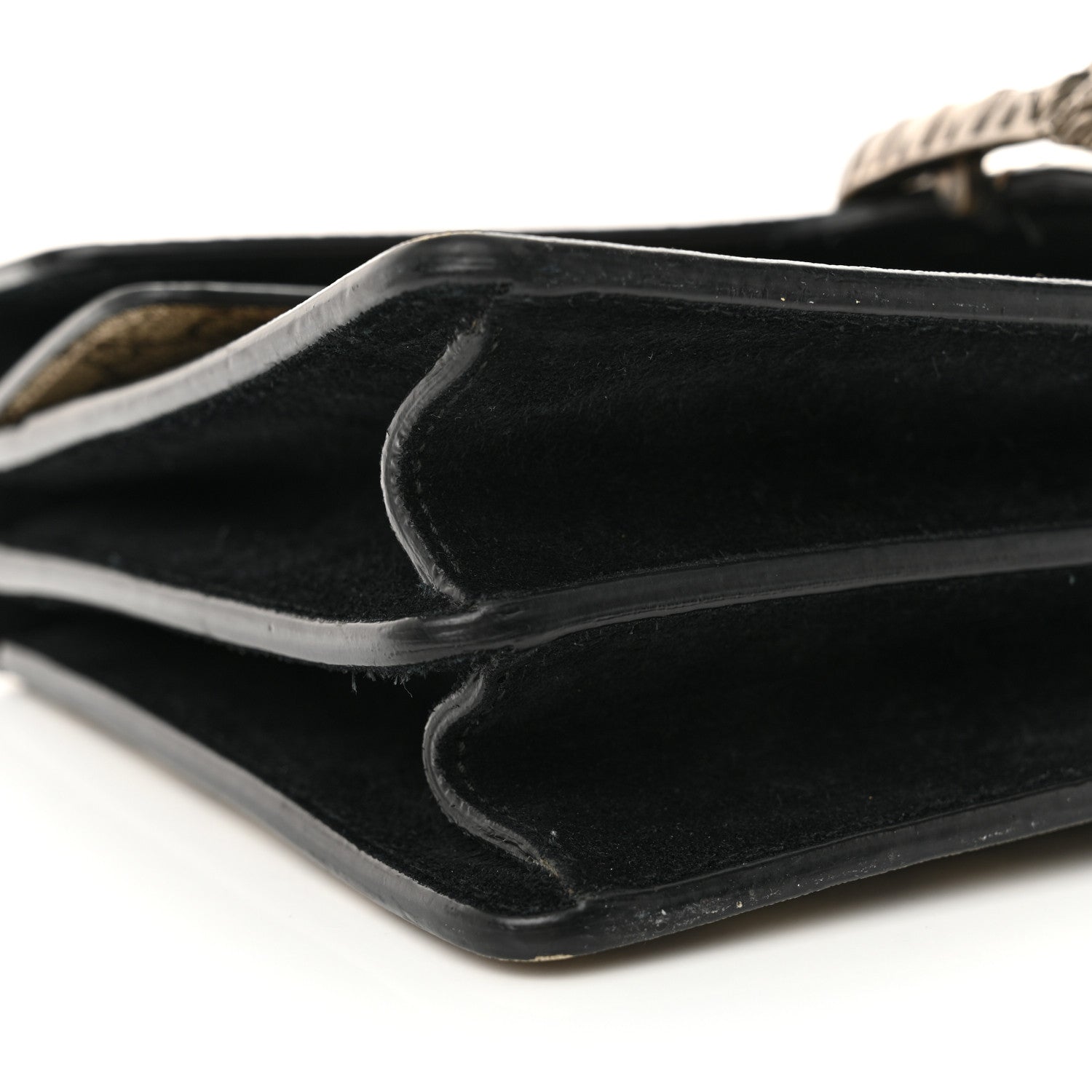 GG Supreme Monogram Small Dionysus Shoulder Bag Black