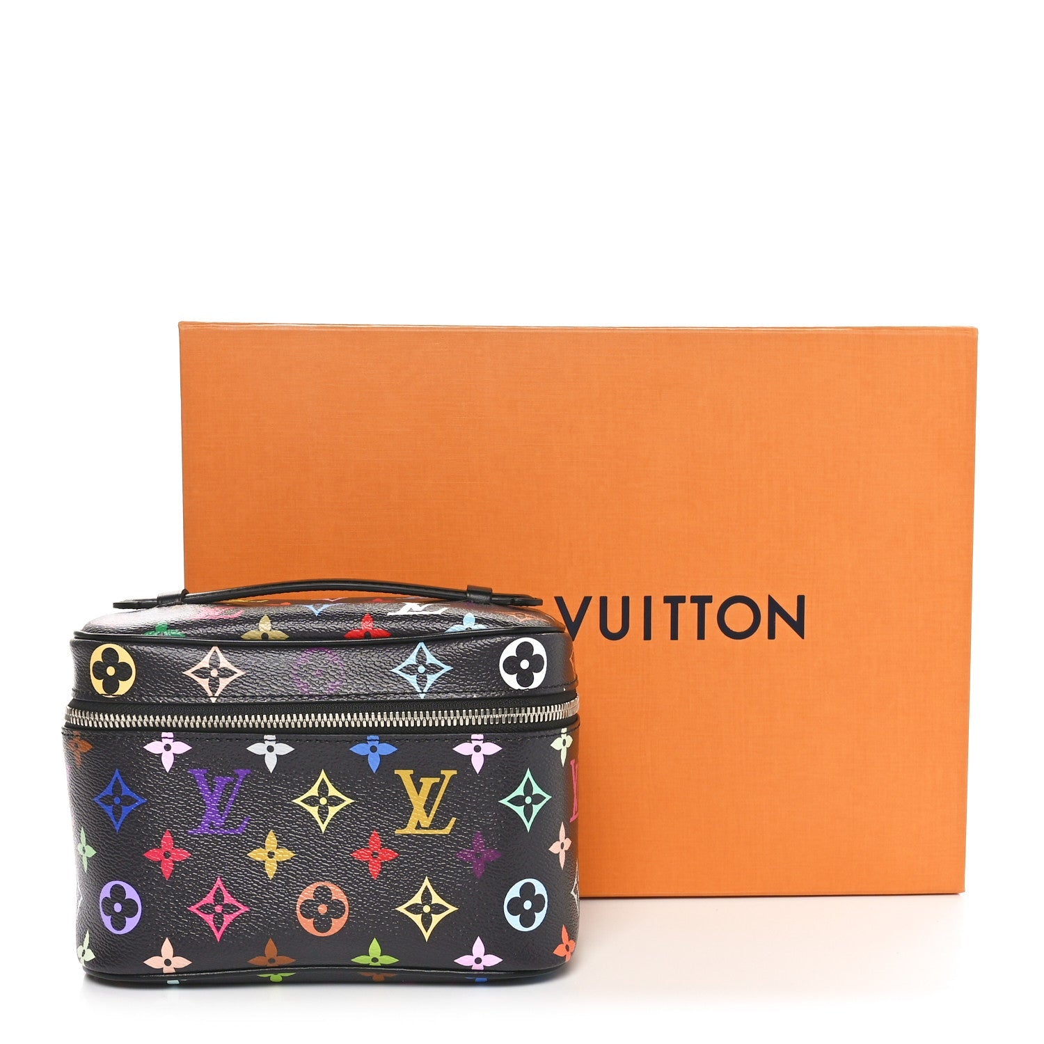LV X TM Monogram Multicolor Nice Mini Black