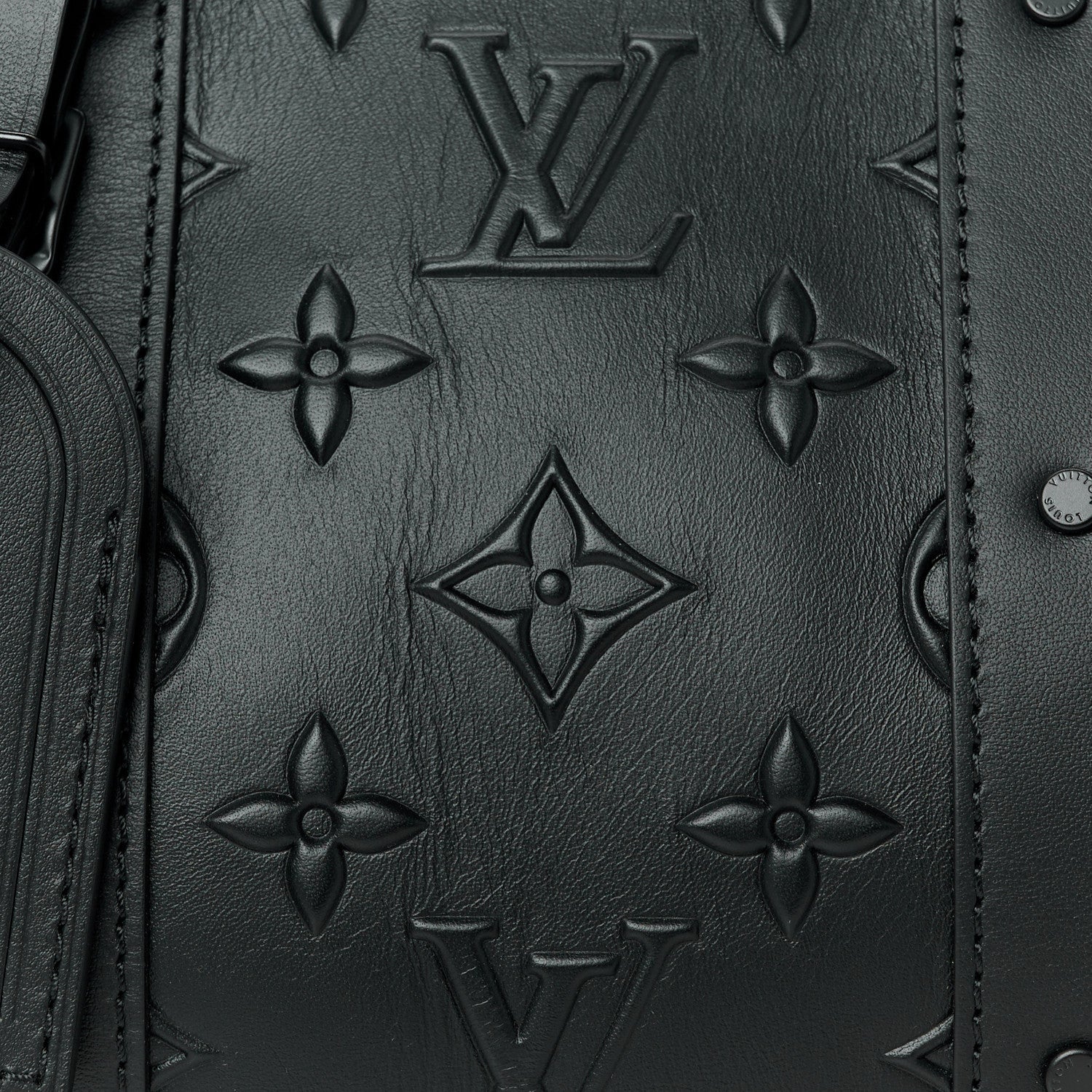 Monogram Seal City Keepall Black